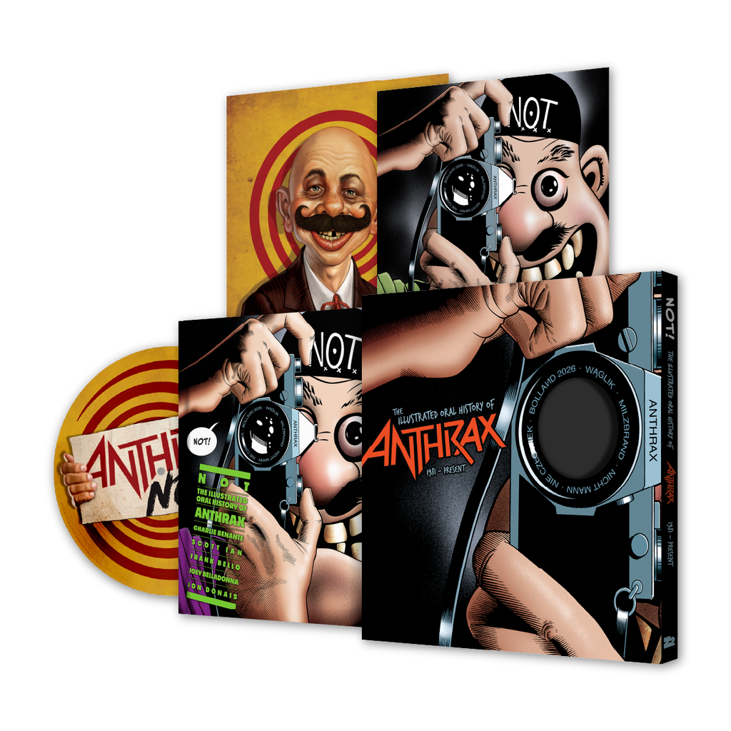 Anthrax – NOT: The Illustrated Oral History of Anthrax + Picture Disc Vinyl LP (Signed Deluxe Edition)