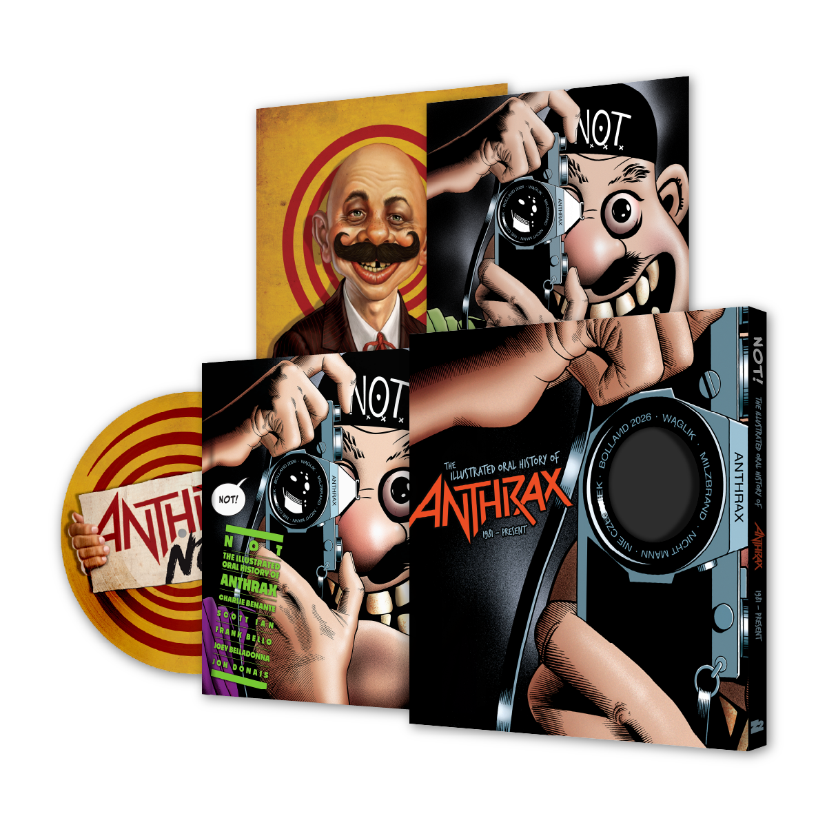 Anthrax – NOT: The Illustrated Oral History of Anthrax + Picture Disc Vinyl LP (Signed Deluxe Edition)