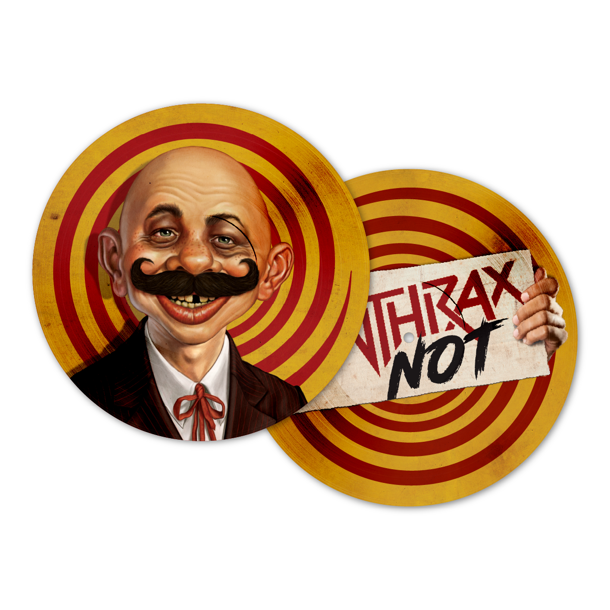 Anthrax – NOT: The Illustrated Oral History of Anthrax + Picture Disc Vinyl LP (Signed Deluxe Edition)