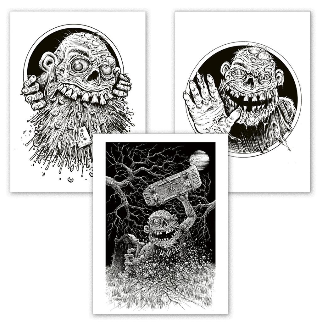 Anthrax Among The Living - Sawblade 3-Print Set (Limited to 100) Graphic Novel