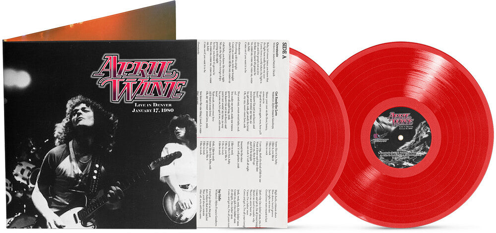 April Wine – Live in Denver, 1980 (Red LP Vinyl) Vinyl Record