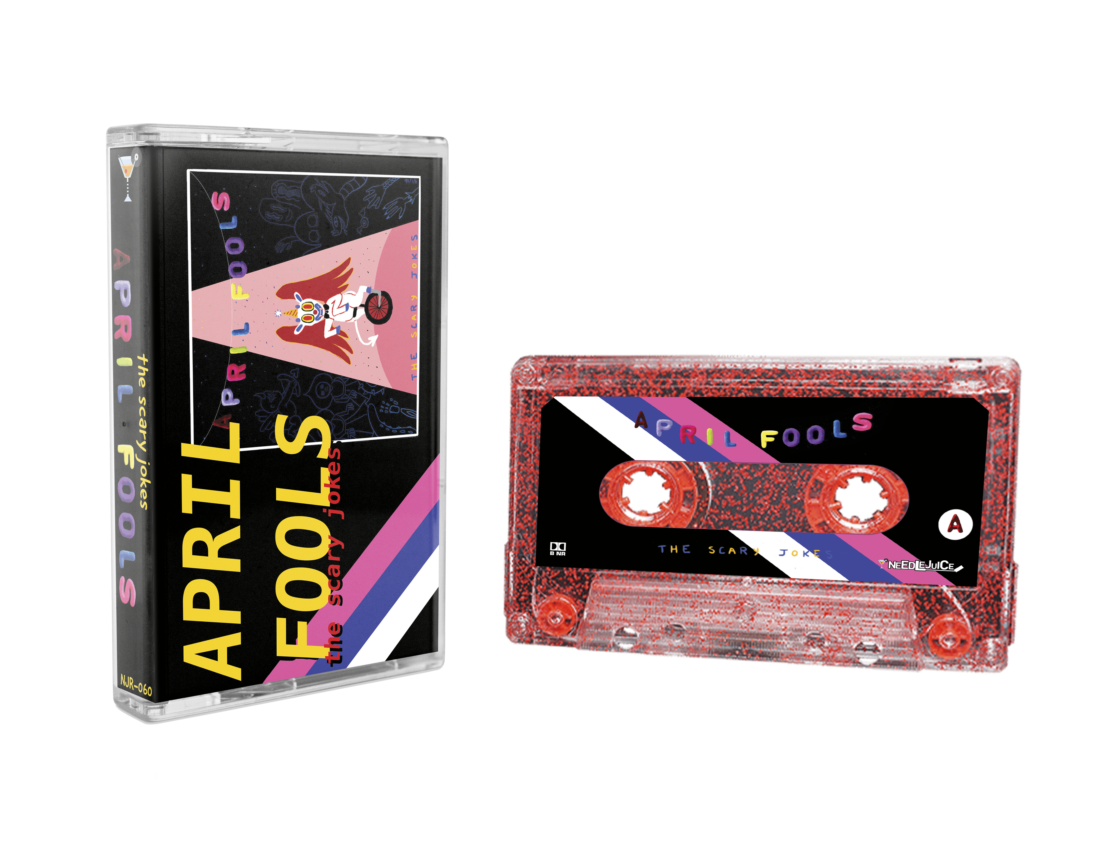 April Fools - Glitter Red Casette Tape