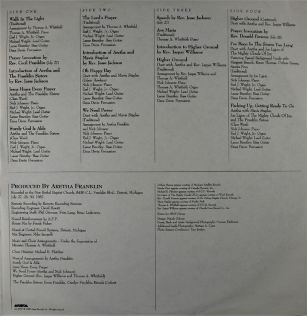 Aretha Franklin – One Lord One Faith One Baptism Music CD