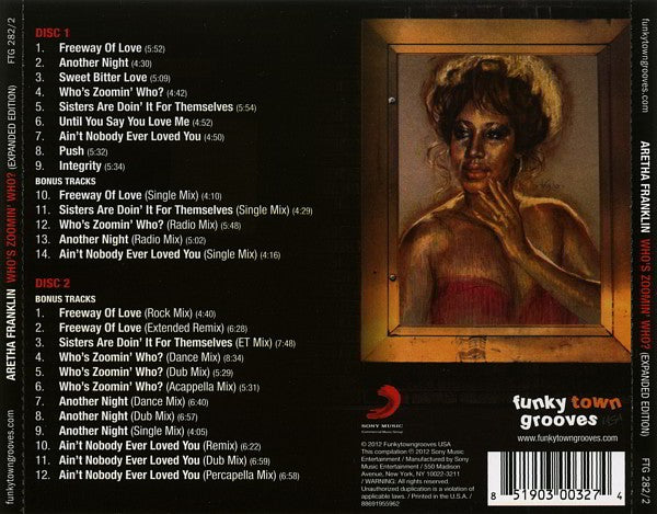 Aretha Franklin – Who's Zoomin' Who Music CD