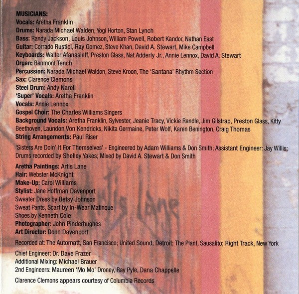 Aretha Franklin – Who's Zoomin' Who Music CD