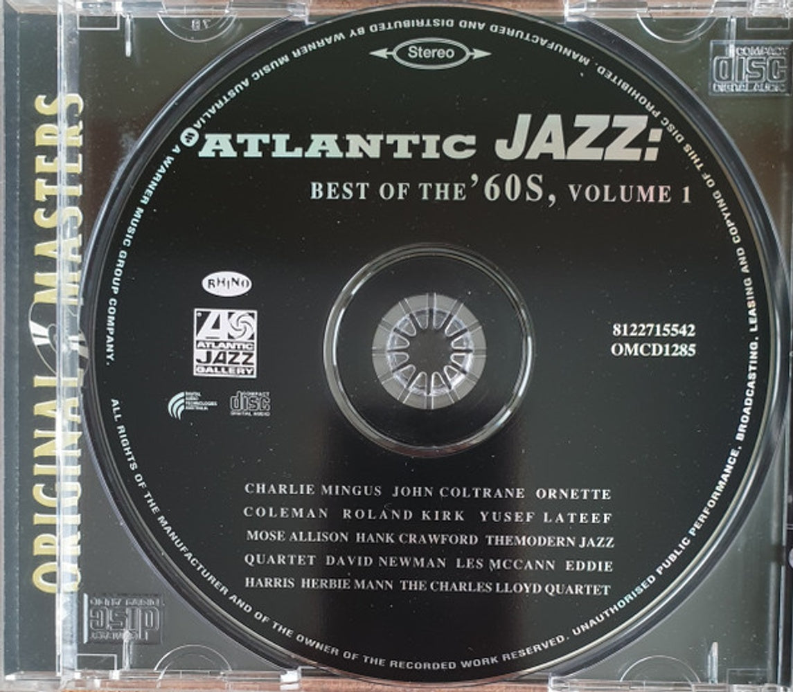 Atlantic Jazz - Best Of 60s Music CD