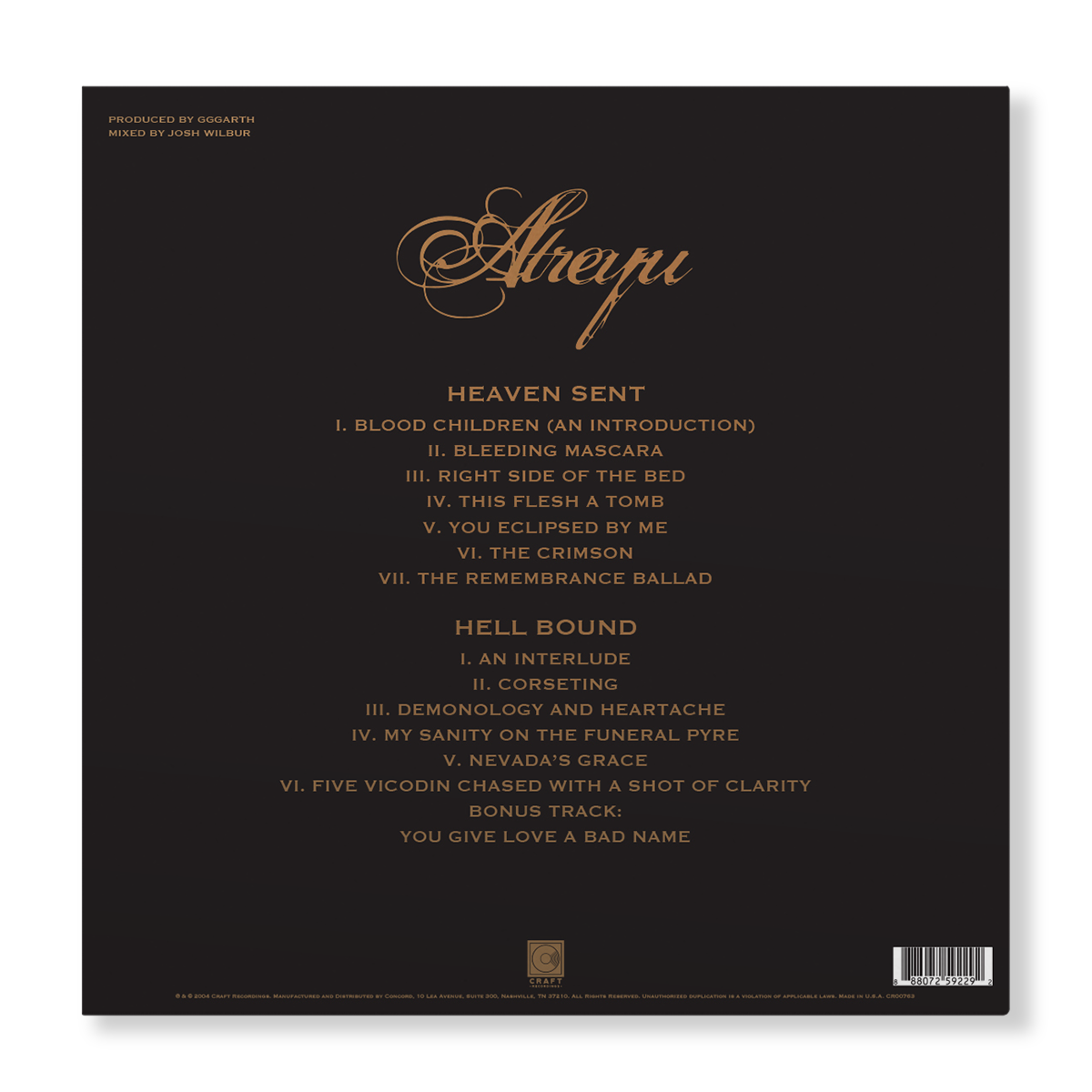 The Curse 20th Anniversary Vinyl Record