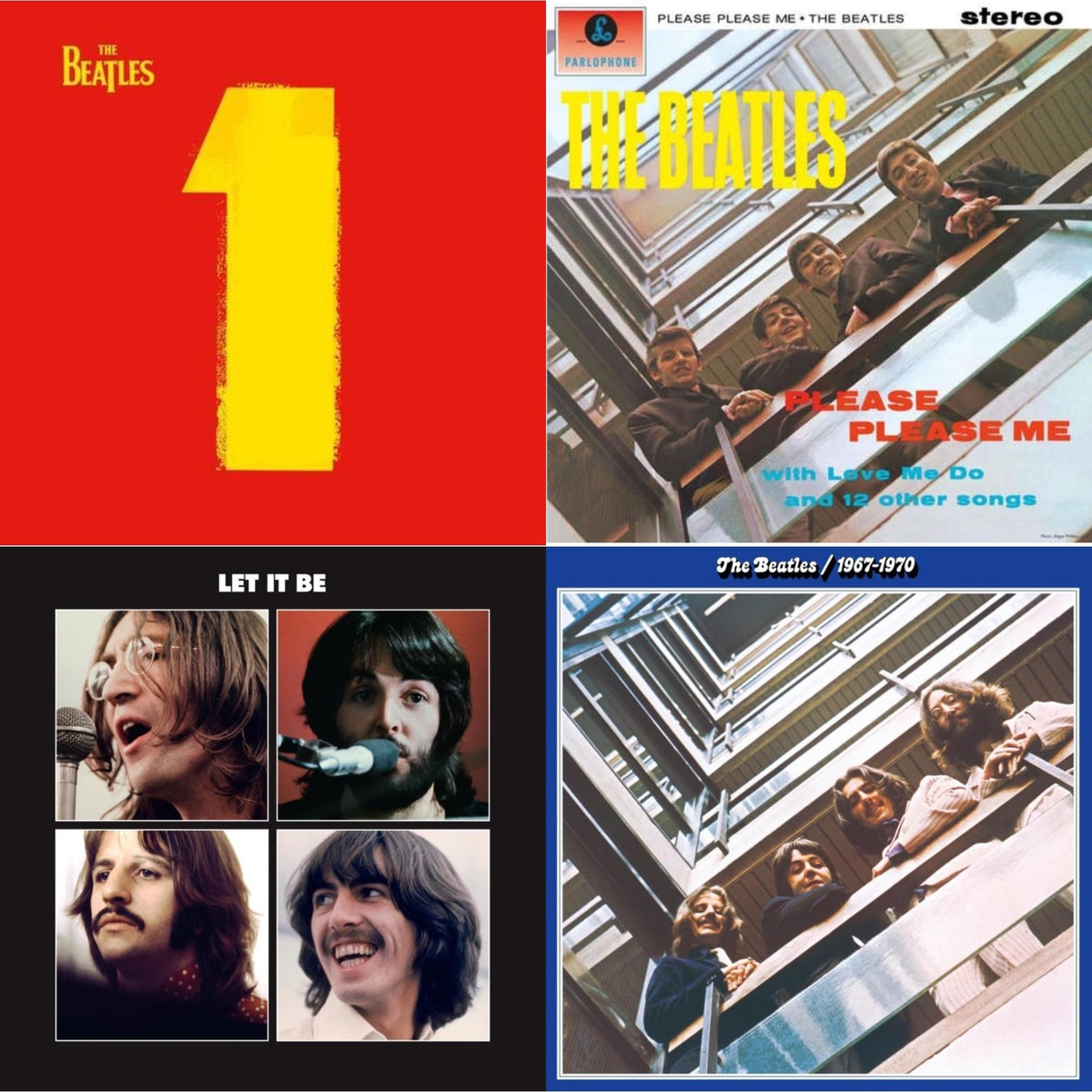 Please Please Me & Beatles 1967-1970 (2023 Edition) (Half-Speed) (3LP) & Let It Be Special Edition & 1 (2015 Reissue)