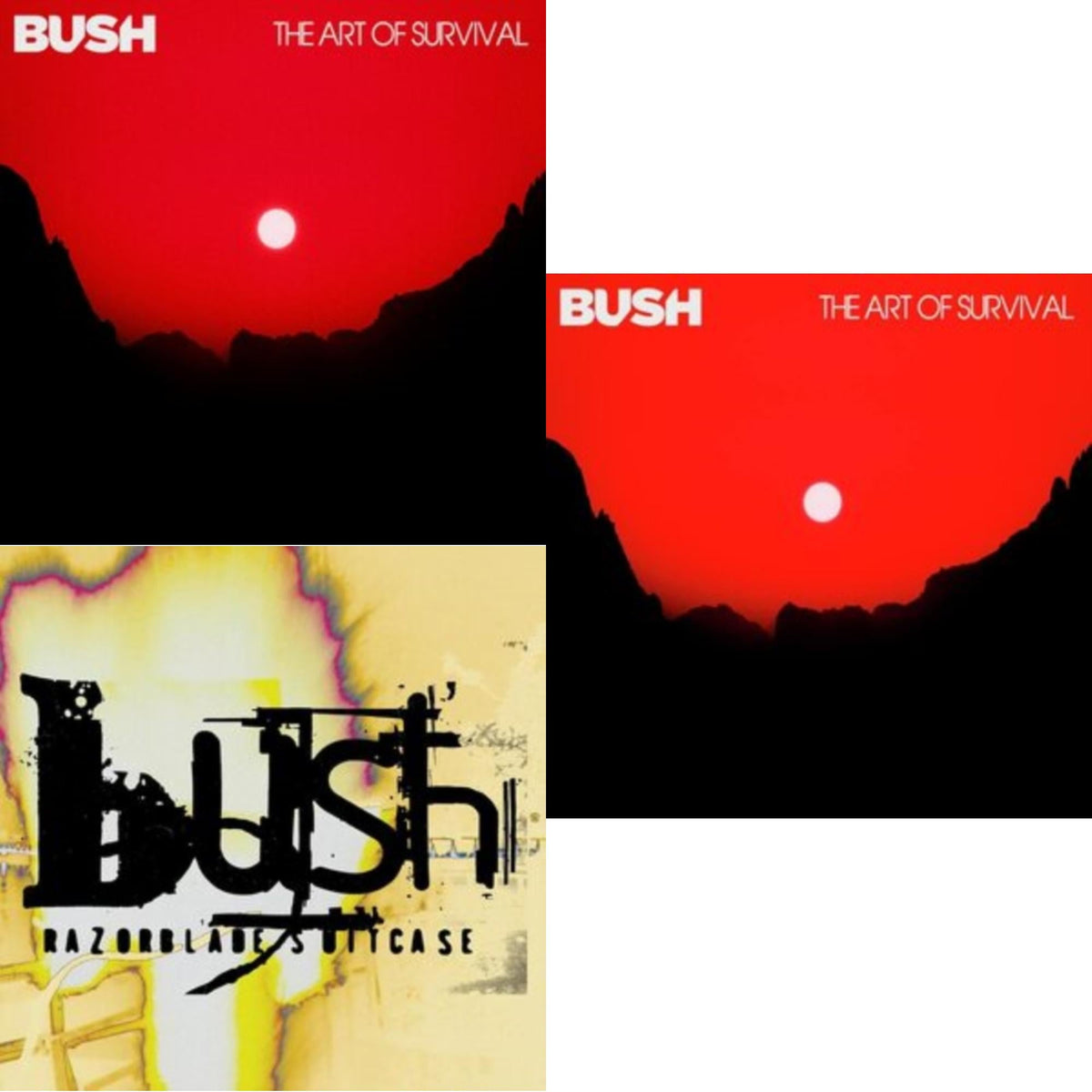 Razorblade Suitcase (In Addition) (Pink LP Vinyl) (Ten Bands One Cause) & Art Of Survival (Black LP Vinyl) & Art Of Survival (White LP Vinyl)