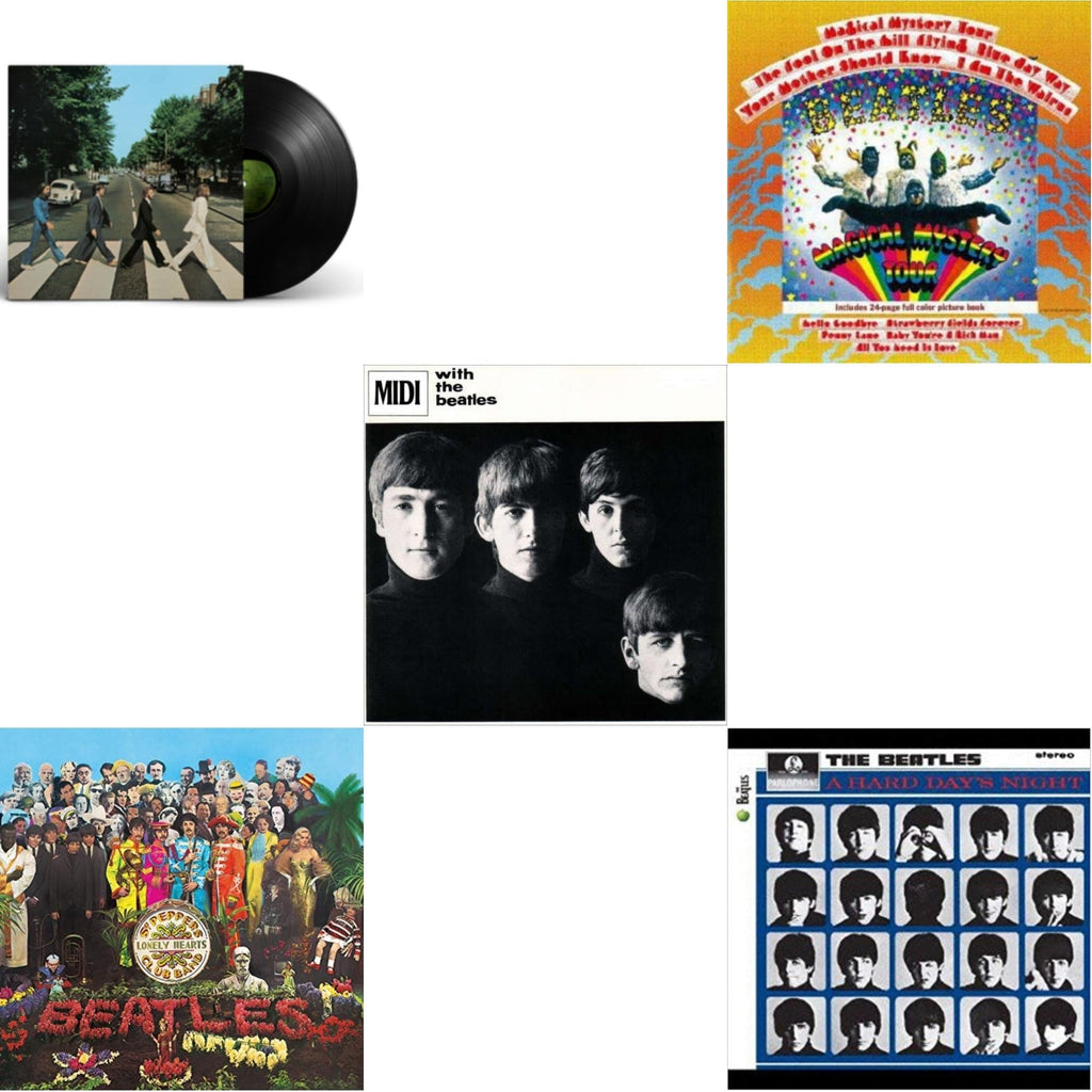 Hard Day's Night & With The Beatles & Magical Mystery Tour & Sgt. Pepper's Lonely Hearts Club Band (2017 Stereo Mix/180G/Original Stencils) & Abbey Road Anniversary