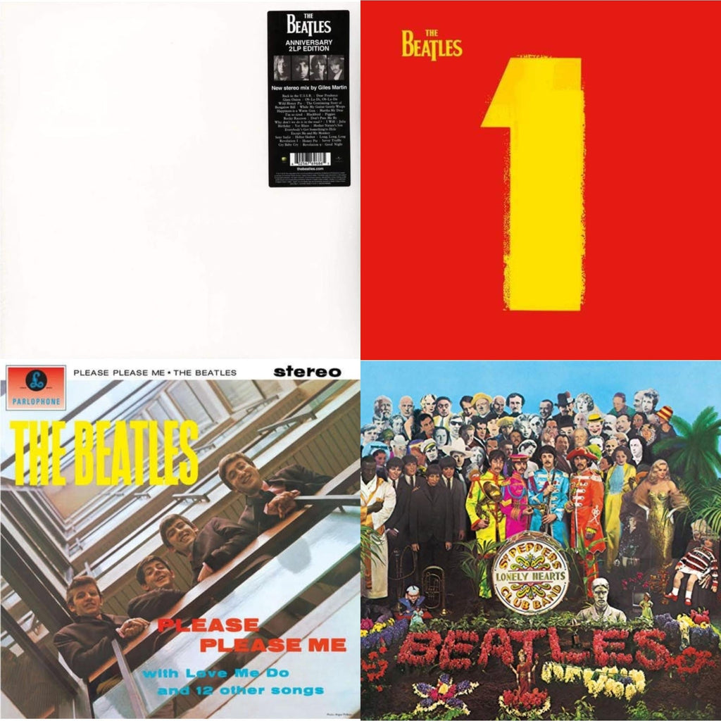 Please Please Me & 1 (2015 Reissue) & Sgt. Pepper's Lonely Hearts Club Band (2017 Stereo Mix/180G/Original Stencils) & Beatles (The White Album) (2LP)