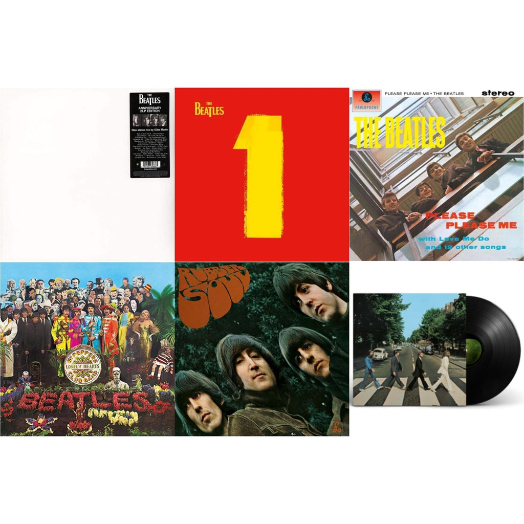 Please Please Me & Rubber Soul & 1 (2015 Reissue) & Sgt. Pepper's Lonely Hearts Club Band (2017 Stereo Mix/180G/Original Stencils) & Beatles (The White Album) (2LP) & Abbey Road Anniversary
