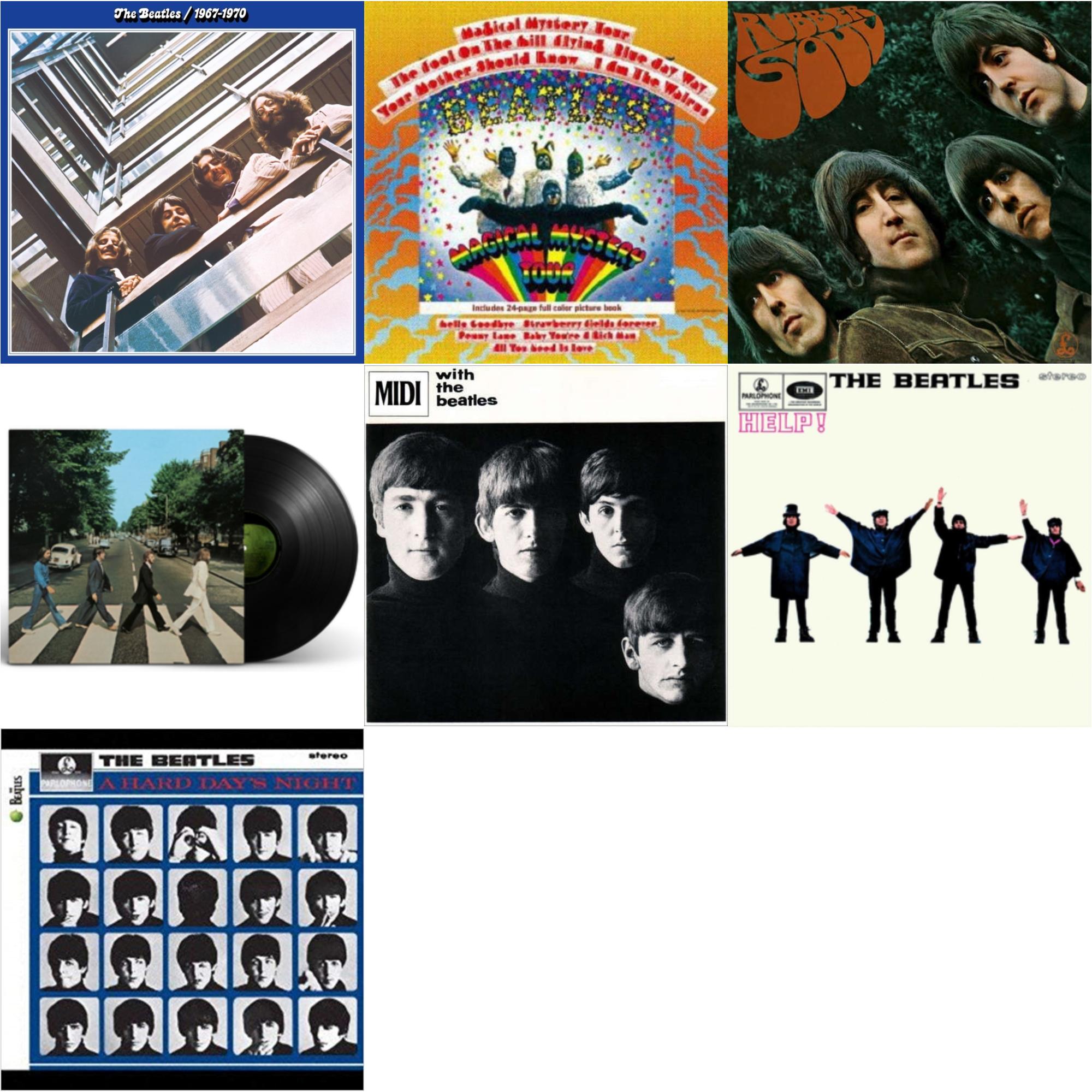 Hard Day's Night & Help & Rubber Soul & With The Beatles & Magical Mystery Tour & Beatles 1967-1970 (2023 Edition) (Half-Speed) (3LP) & Abbey Road Anniversary