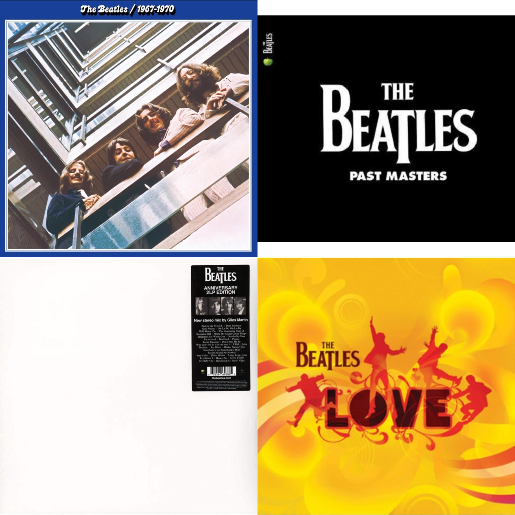 Past Masters 1 & 2 & Beatles 1967-1970 (2023 Edition) (Half-Speed) (3LP) & Love  & Beatles (The White Album) (2LP)