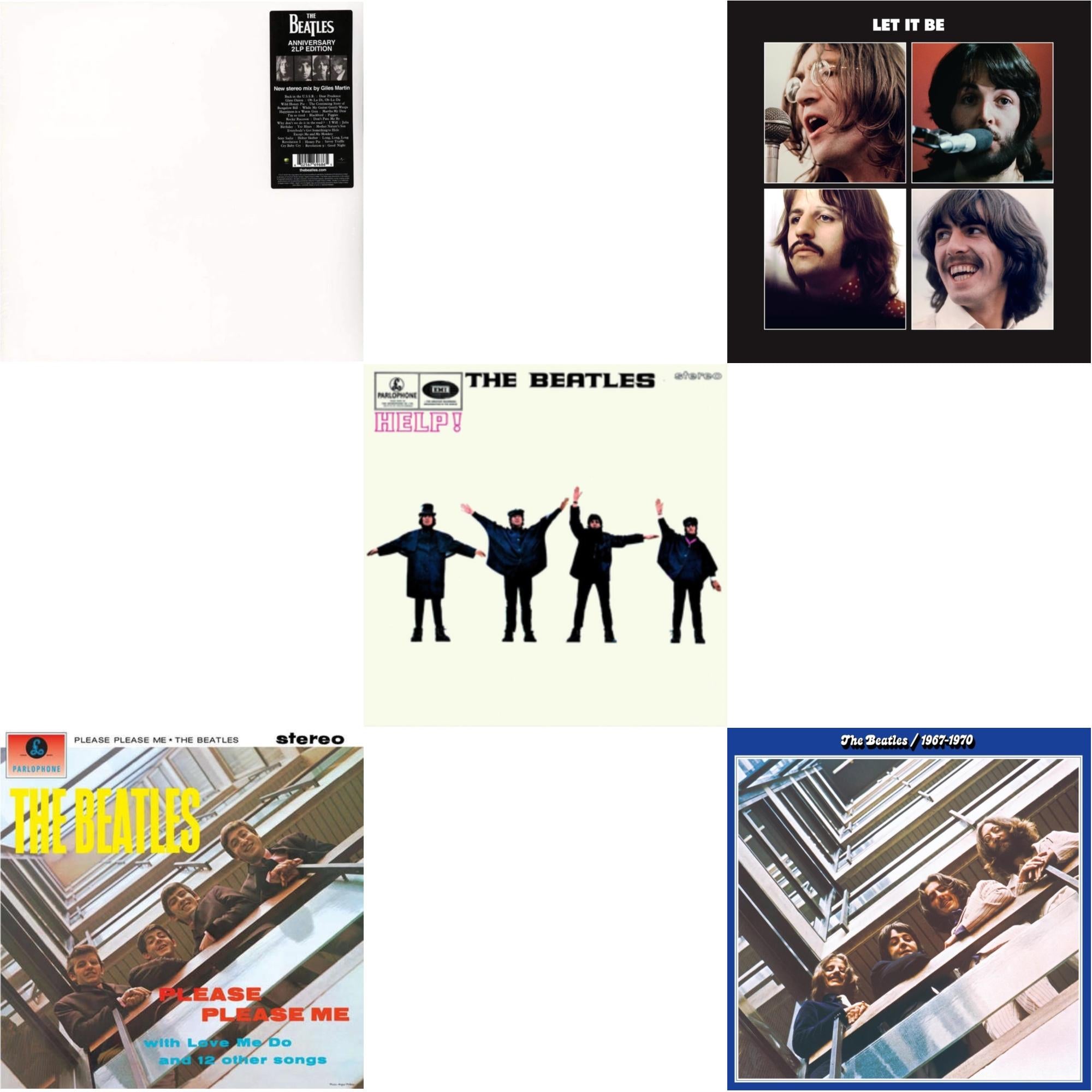 Help & Please Please Me & Beatles 1967-1970 (2023 Edition) (Half-Speed) (3LP) & Let It Be Special Edition & Beatles (The White Album) (2LP)
