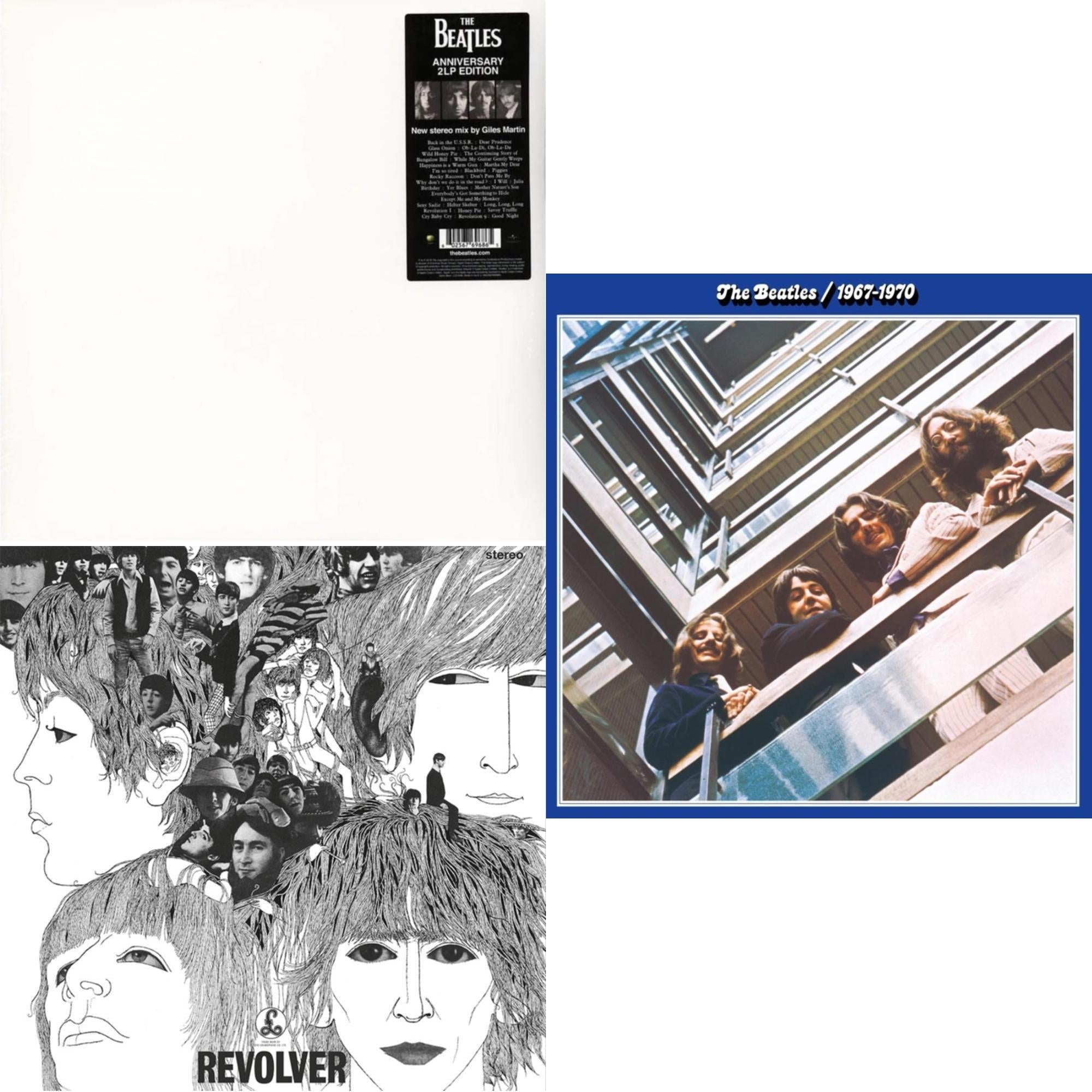 Revolver Special Edition & Beatles 1967-1970 (2023 Edition) (Half-Speed) (3LP) & Beatles (The White Album) (2LP)