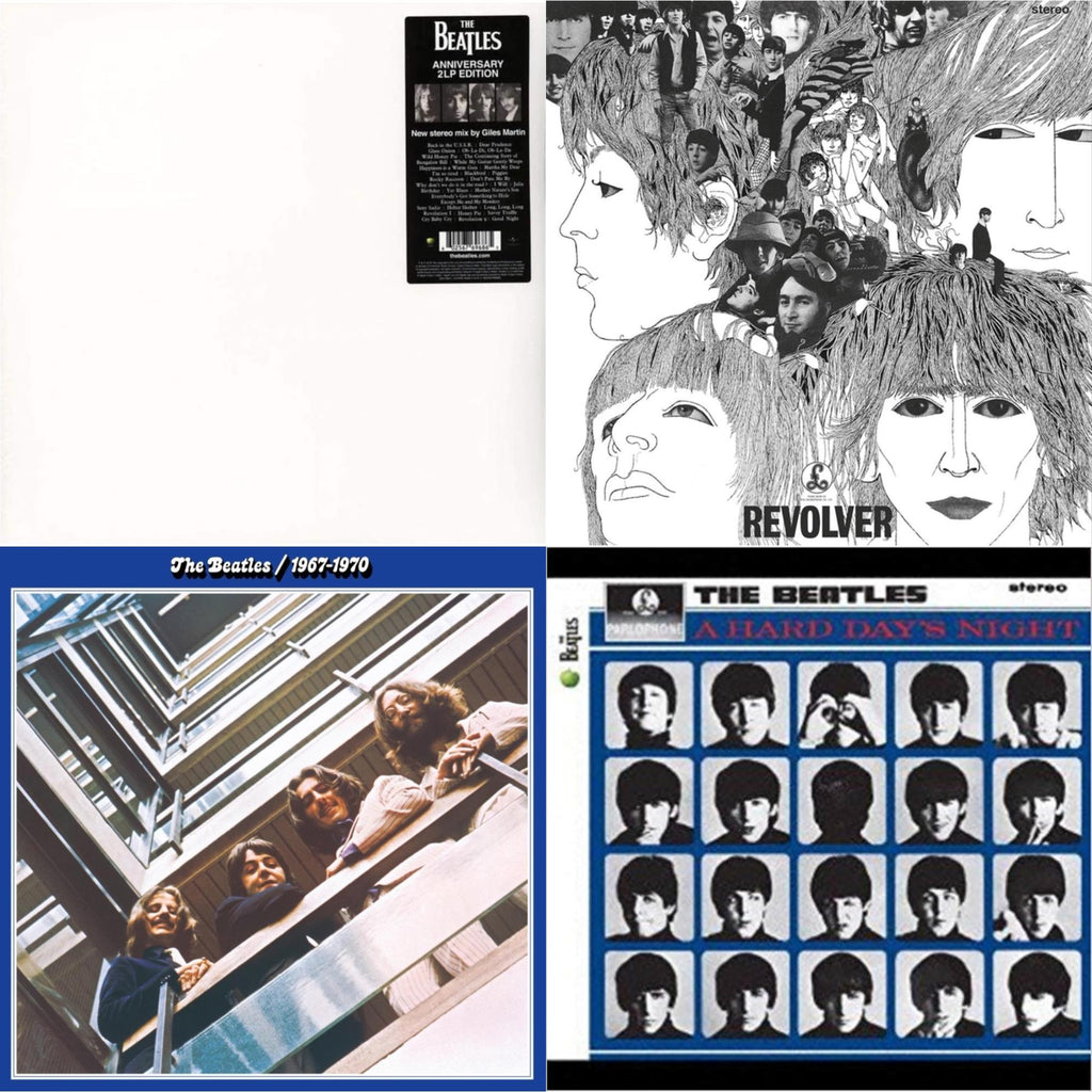 Hard Day's Night & Revolver Special Edition & Beatles 1967-1970 (2023 Edition) (Half-Speed) (3LP) & Beatles (The White Album) (2LP)