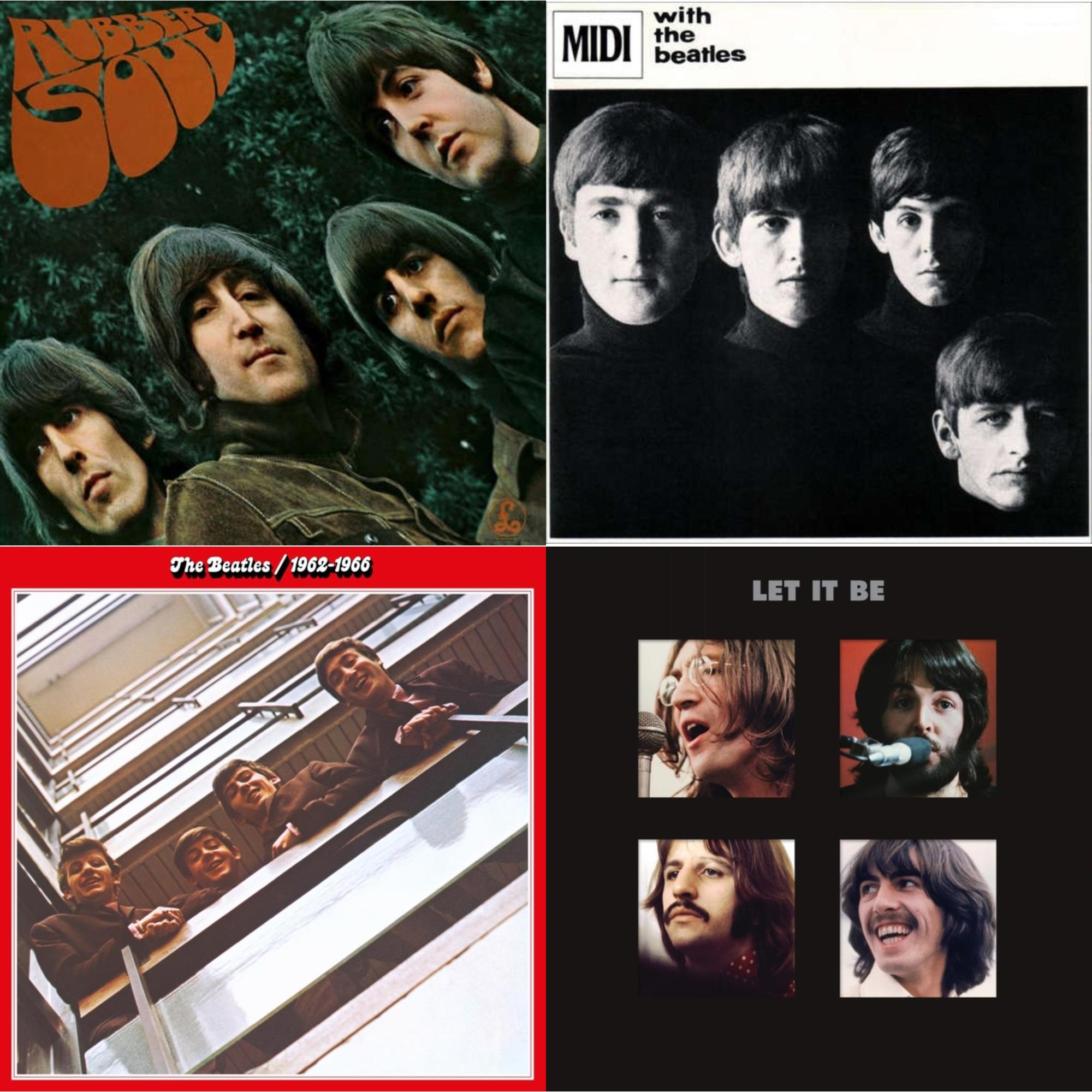 Rubber Soul & With The Beatles & Beatles 1962-1966 (2023 Edition) (Half-Speed) (3LP) & Let It Be Special Edition (Super Deluxe/Slipbox/Book/4LP/12Inch Ep Box Set)
