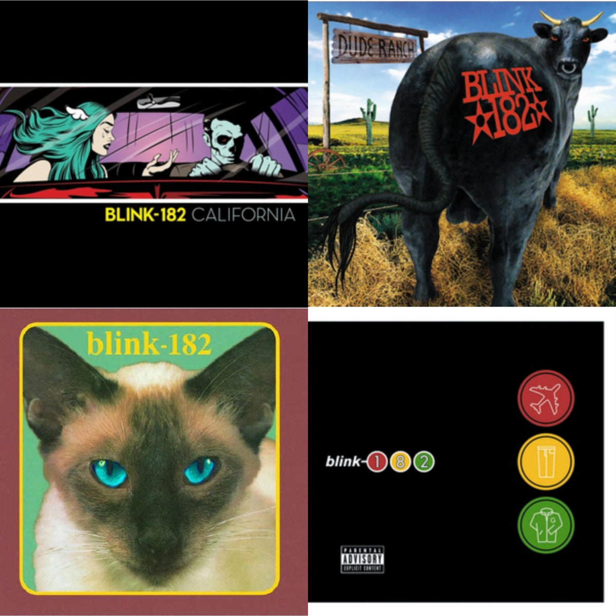 Blink-182 - California (Deluxe/2LP/180G) & Dude Ranch & Cheshire Cat & Take Off Your Pants & Jacket