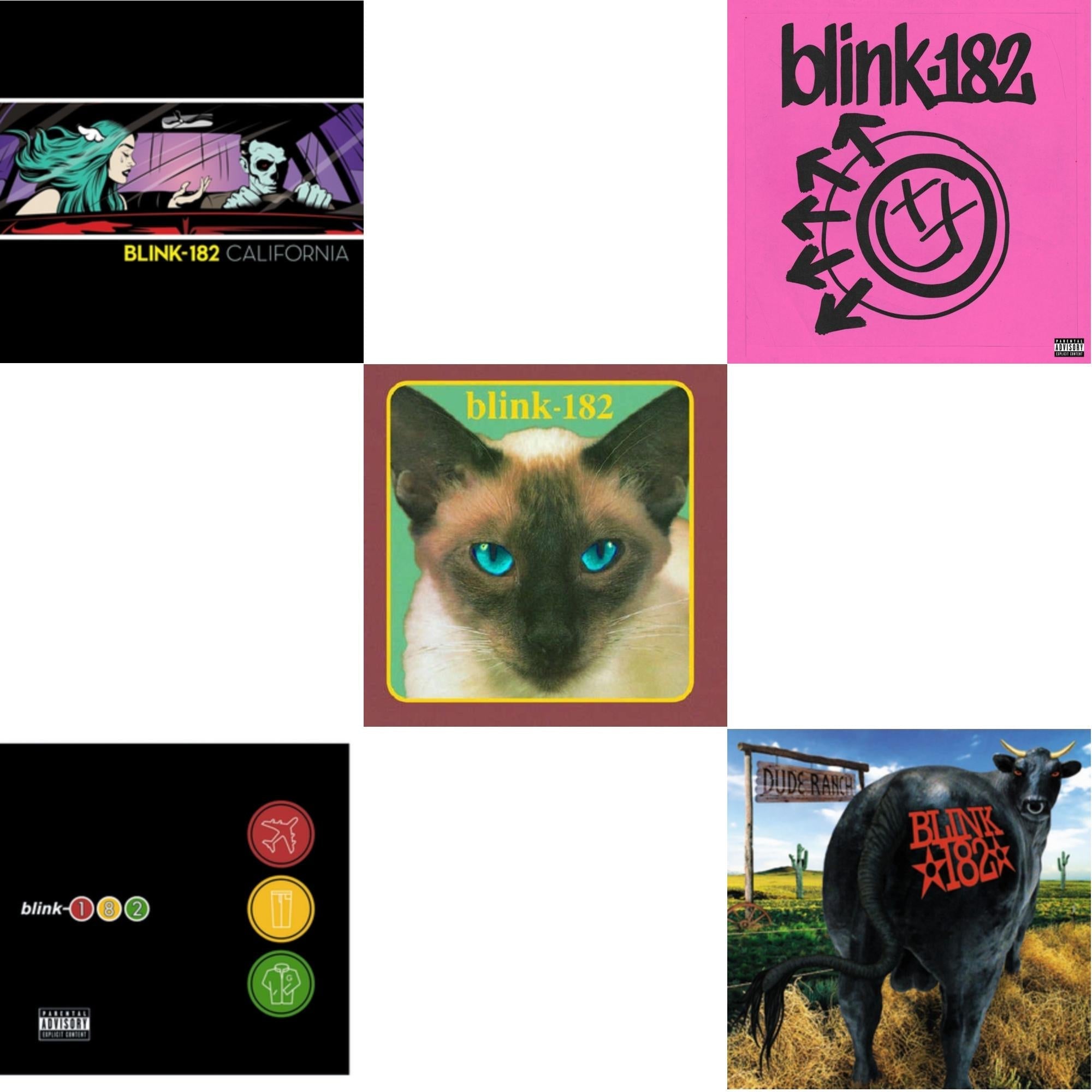 Blink-182 - California (Deluxe/2LP/180G) & Take Off Your Pants & Jacket & Cheshire Cat & One More Time… (X) & Dude Ranch