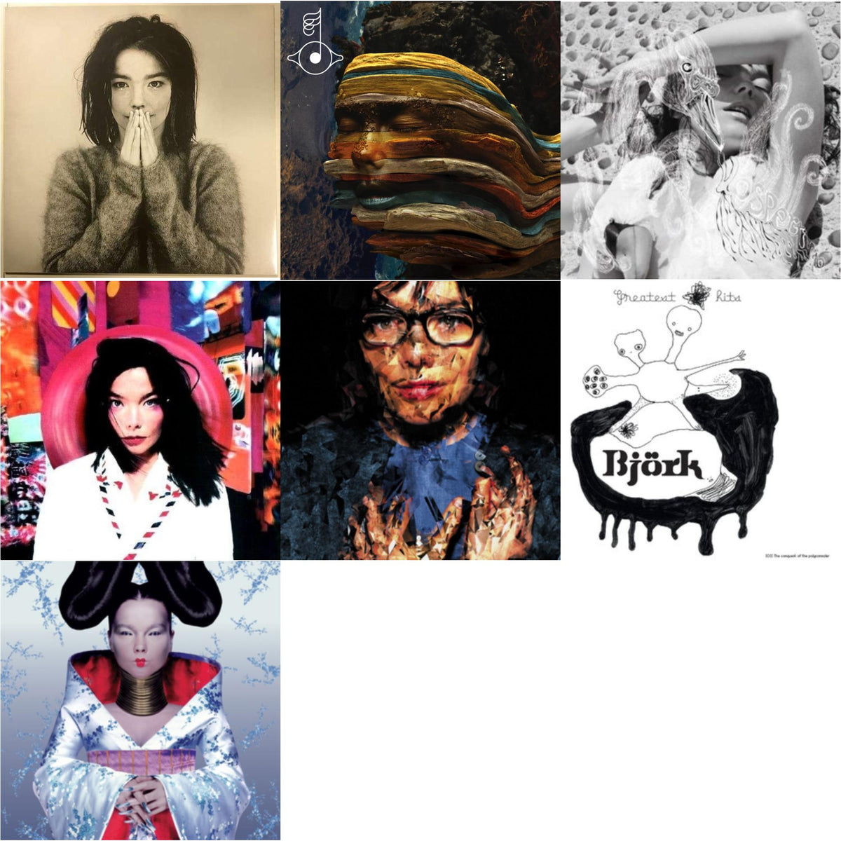 Debut & Homogenic & Post & Vespertine & Greatest Hits & Selma Songs & Bastards: Remix