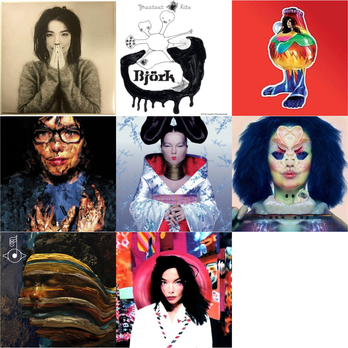 Debut & Homogenic & Post & Greatest Hits & Utopia & Selma Songs & Bastards: Remix & Volta
