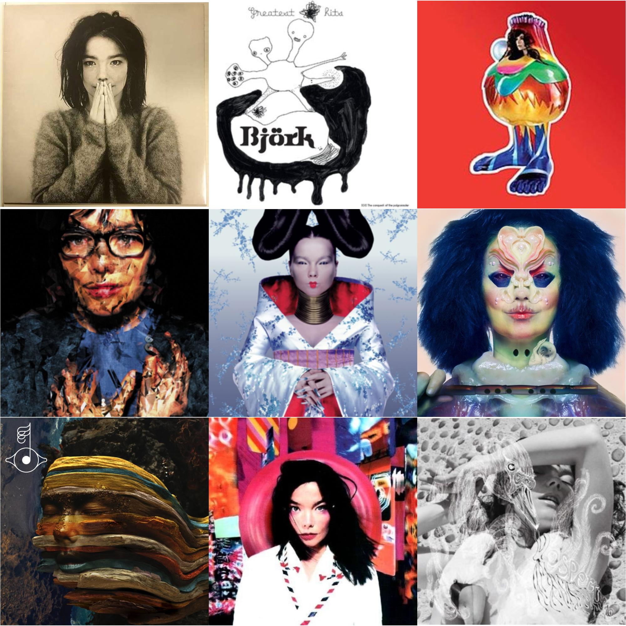 Debut & Homogenic & Post & Vespertine & Greatest Hits & Utopia & Selma Songs & Bastards: Remix & Volta