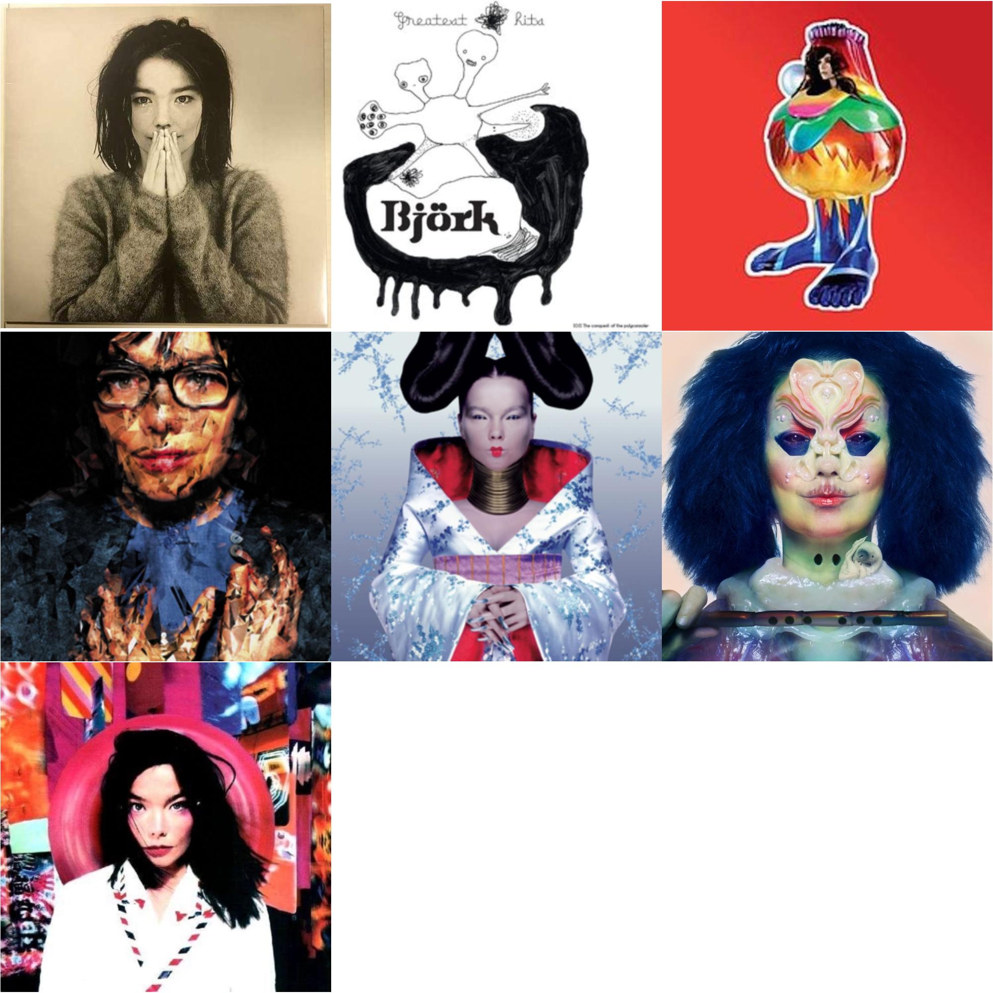 Debut & Homogenic & Post & Greatest Hits & Utopia & Selma Songs & Volta