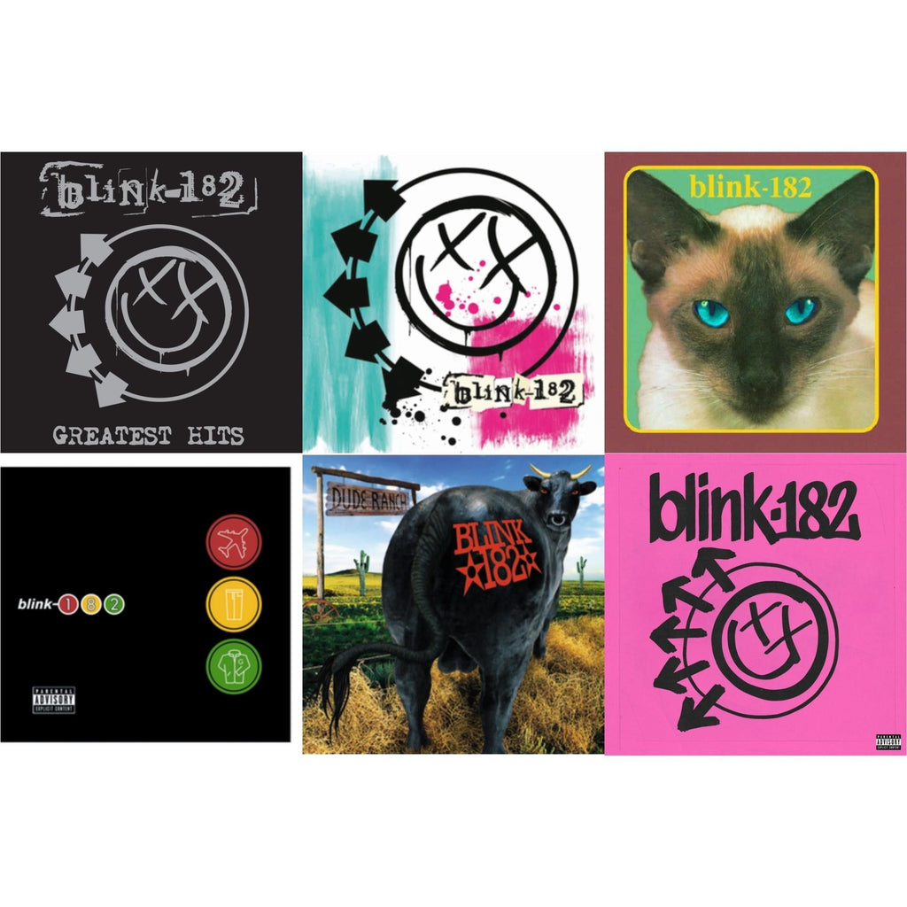 One More Time… (X) & Greatest Hits (2LP) & Dude Ranch & Take Off Your Pants & Jacket & Cheshire Cat & Blink-182