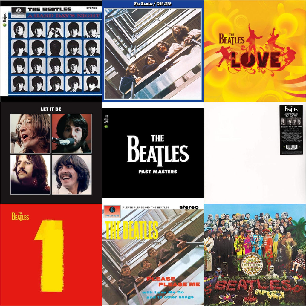 Beatles - Hard Day's Night & Please Please Me & Past Masters 1 & 2 & Beatles 1967-1970 (2023 Edition) (Half-Speed) (3LP) & Let It Be Special Edition & Love  & 1 (2015 Reissue) & Sgt. Pepper's Lonely Hearts Club Band (2017 Stereo Mix/180G/Original