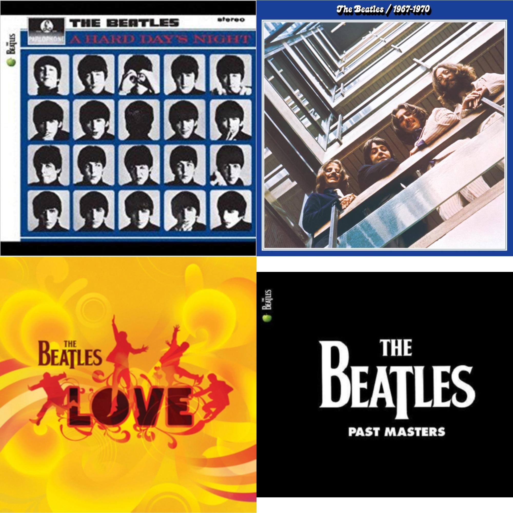 Hard Day's Night & Past Masters 1 & 2 & Beatles 1967-1970 (2023 Edition) (Half-Speed) (3LP) & Love