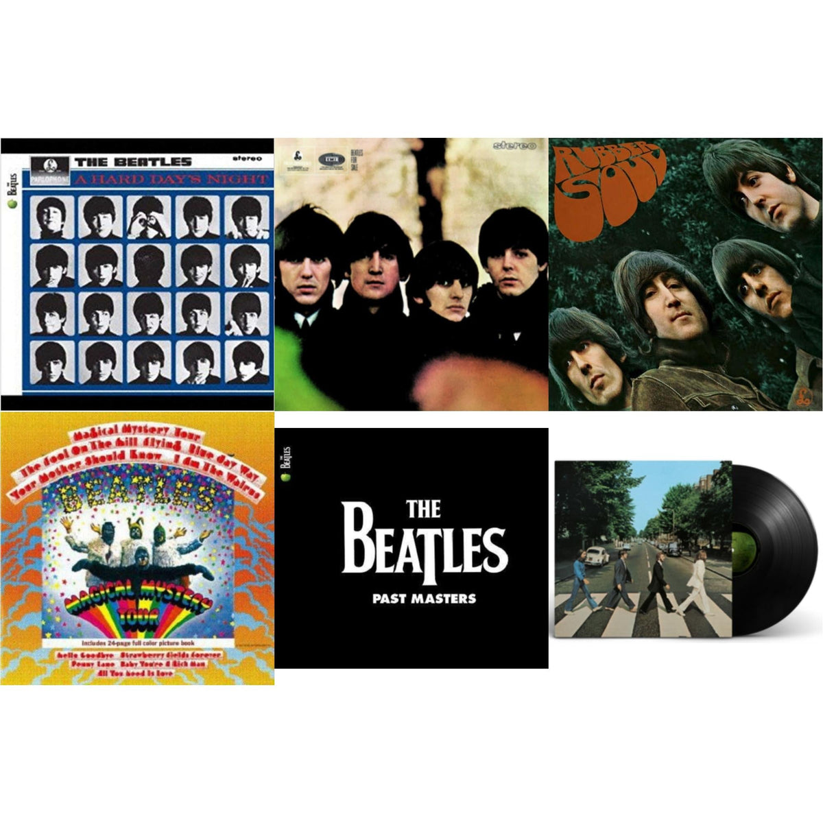 Hard Day's Night & Beatles For Sale & Rubber Soul & Magical Mystery Tour & Past Masters 1 & 2 & Abbey Road Anniversary
