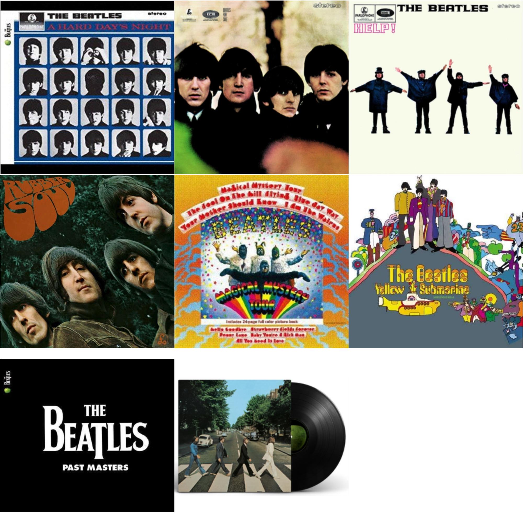 Hard Day's Night & Beatles For Sale & Help & Rubber Soul & Magical Mystery Tour & Yellow Submarine & Past Masters 1 & 2 & Abbey Road Anniversary