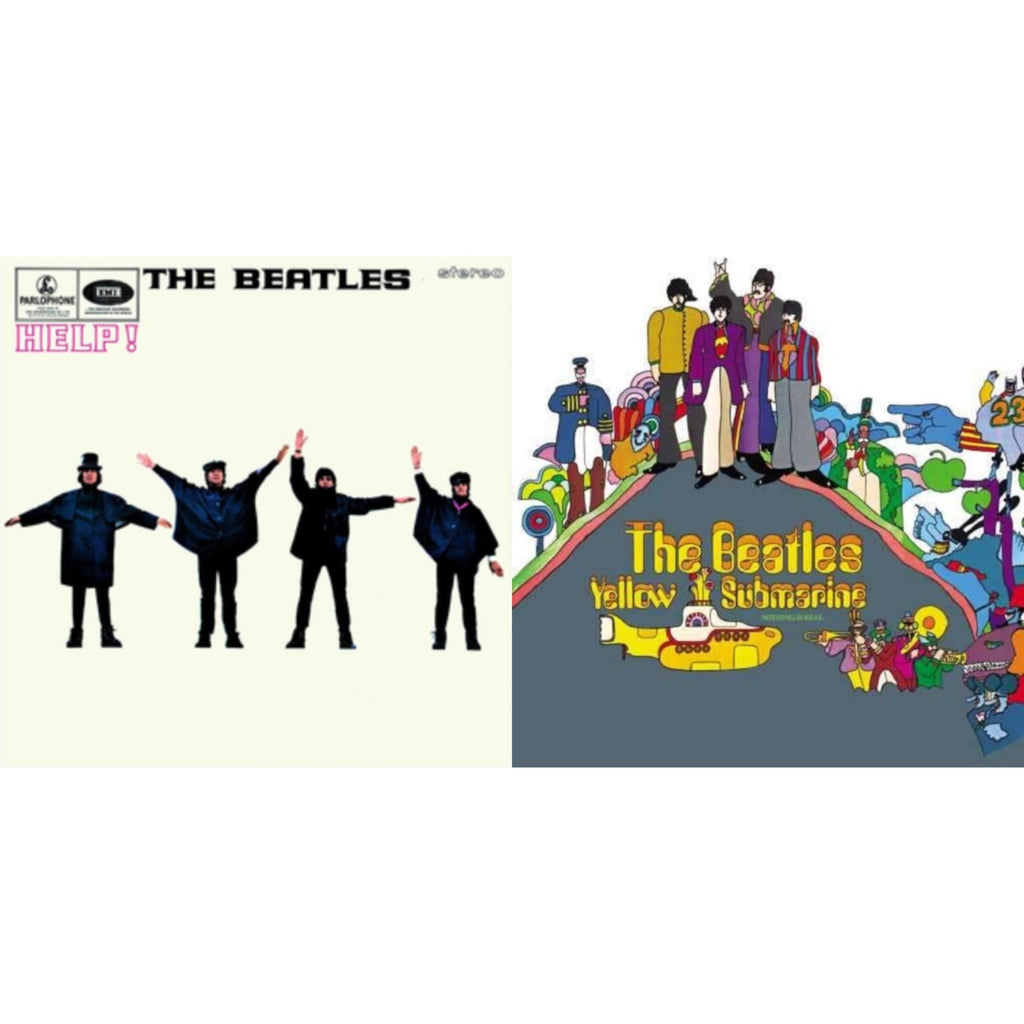 Beatles - Help & Yellow Submarine - LP Vinyl Bundle