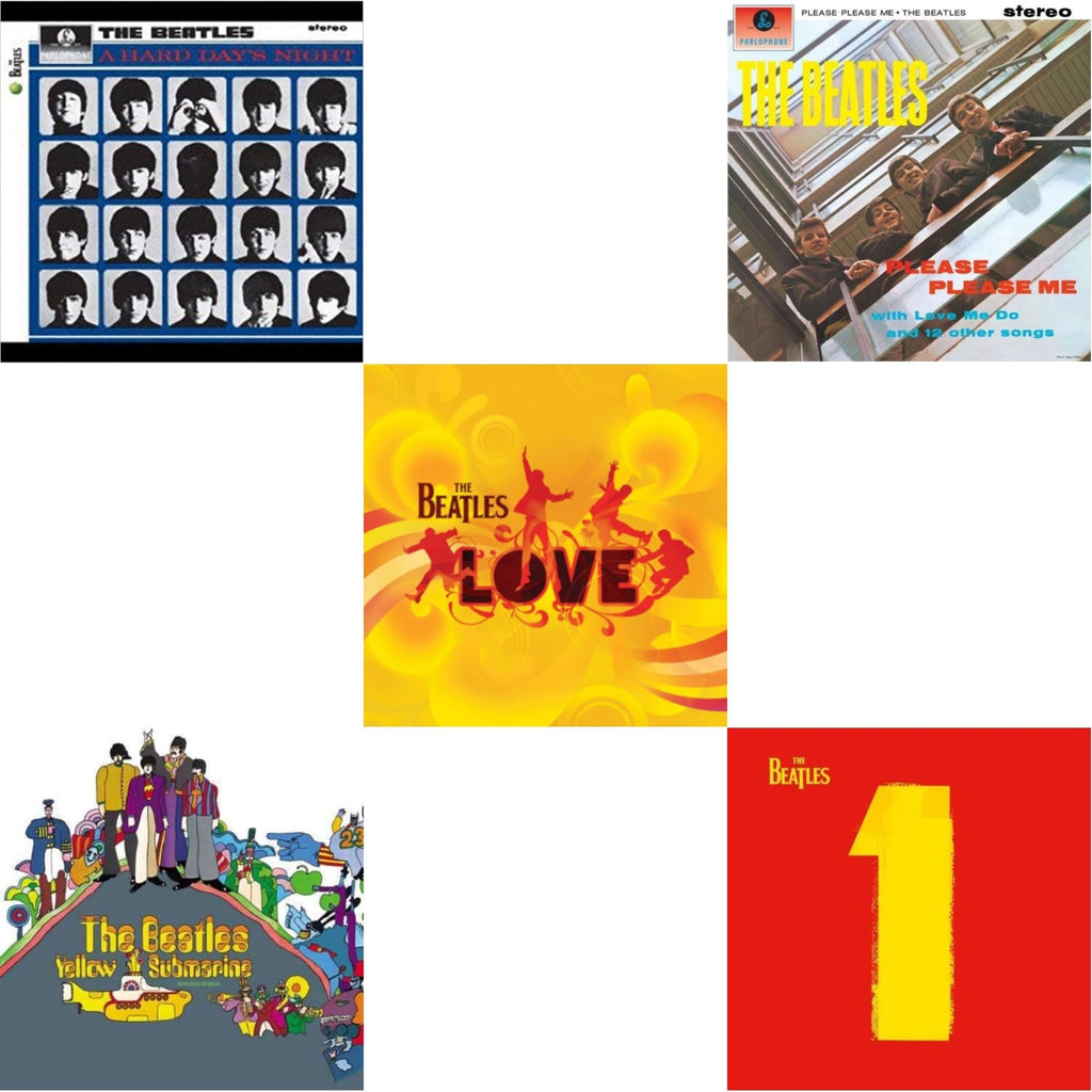 Hard Day's Night & Please Please Me & Yellow Submarine & Love  & 1 (2015 Reissue)