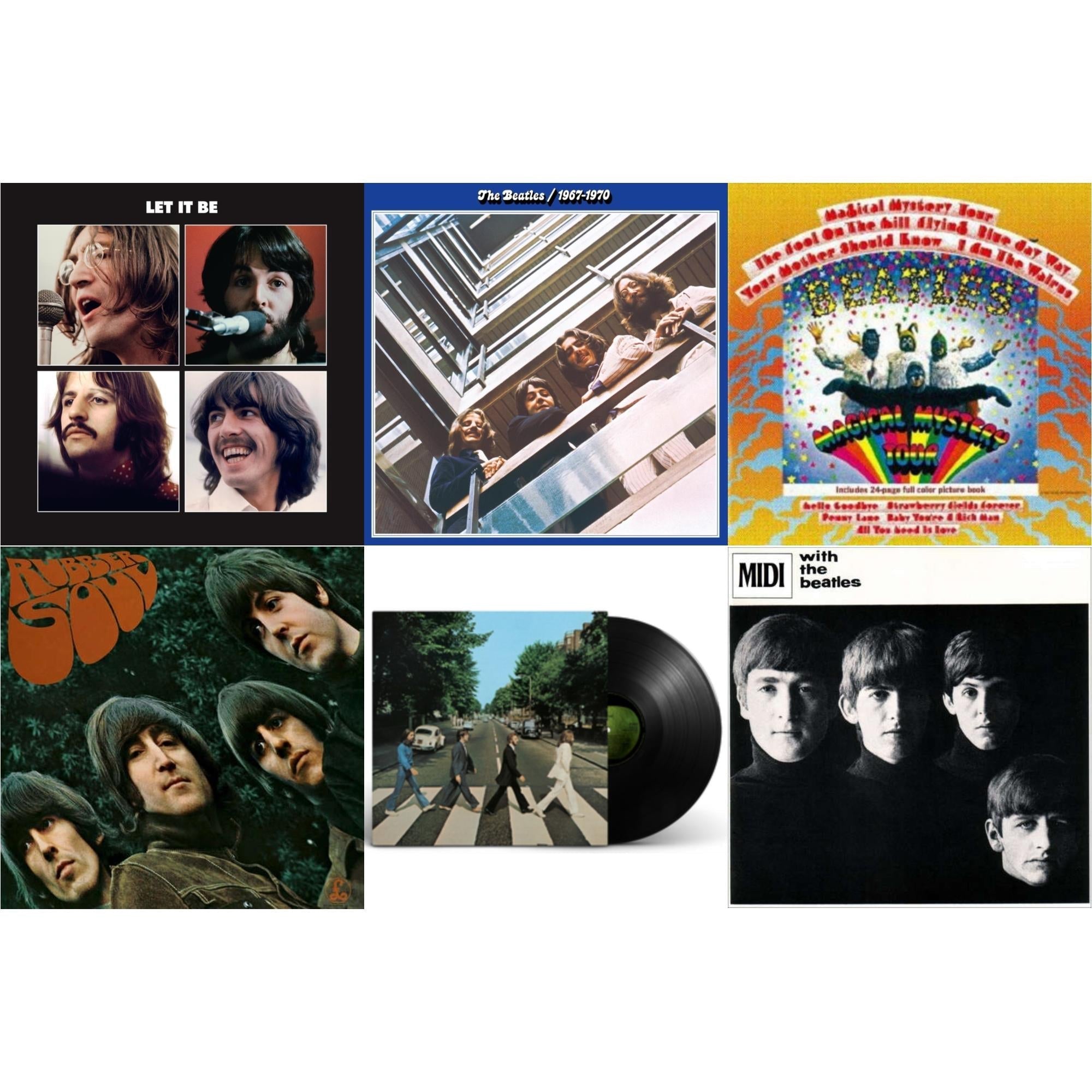 Rubber Soul & With The Beatles & Magical Mystery Tour & Beatles 1967-1970 (2023 Edition) (Half-Speed) (3LP) & Let It Be Special Edition & Abbey Road Anniversary