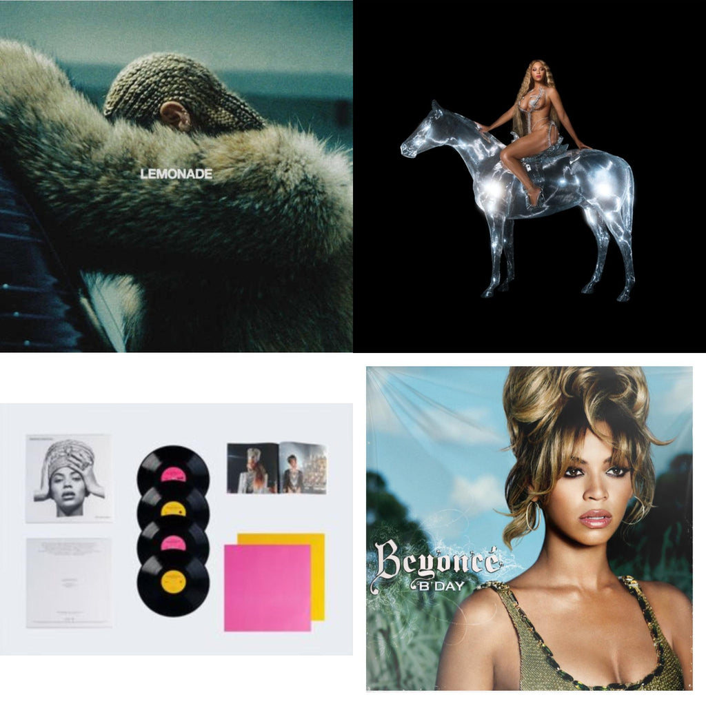 Homecoming: The Live Album (4LP/Slipcase Jacket/Booklet) & Renaissance (X) (180G/2LP) & B'day (2LP/180G) & Lemonade (Limited 180G Yellow LP Vinyl/Dl Card Includes Audio & Video)