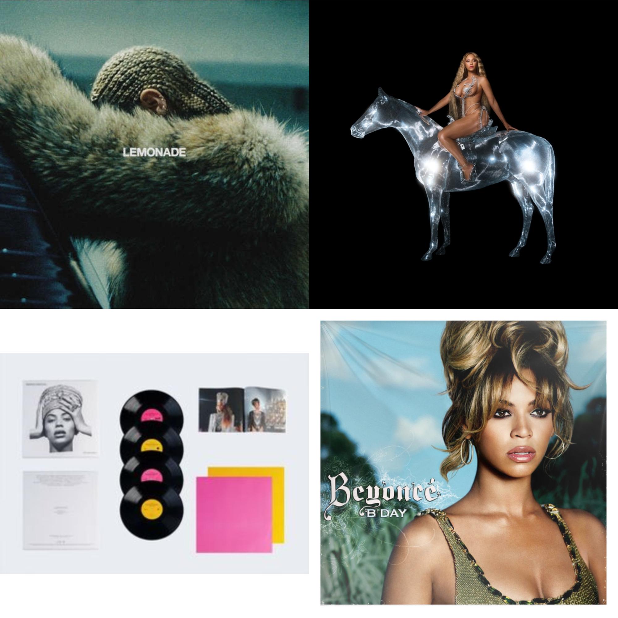 Homecoming: The Live Album (4LP/Slipcase Jacket/Booklet) & Renaissance (X) (180G/2LP) & B'day (2LP/180G) & Lemonade (Limited 180G Yellow LP Vinyl/Dl Card Includes Audio & Video)