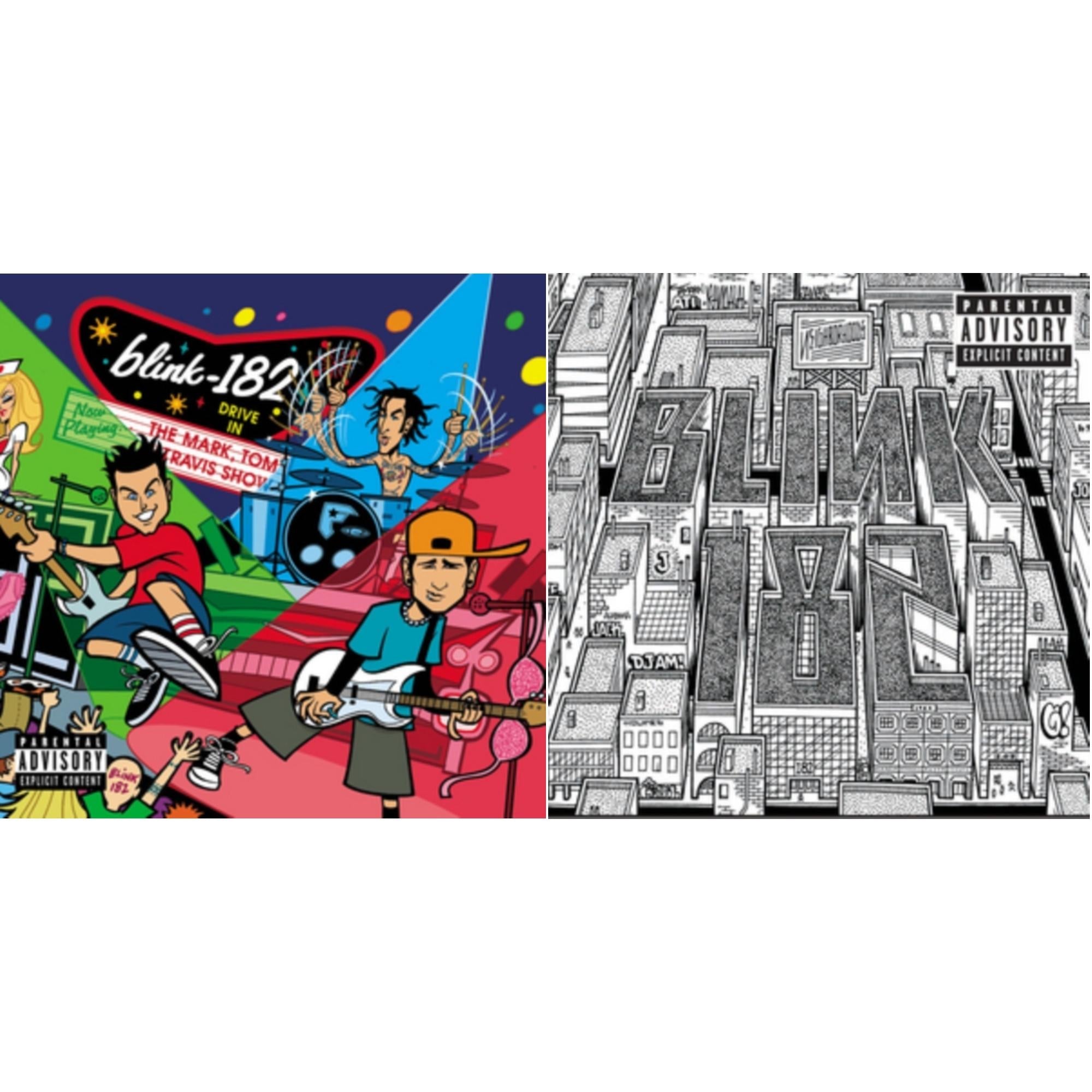 Blink-182 - Mark Tom & Travis Show (Enema Strikes Back) & Neighborhoods - LP Vinyl Bundle