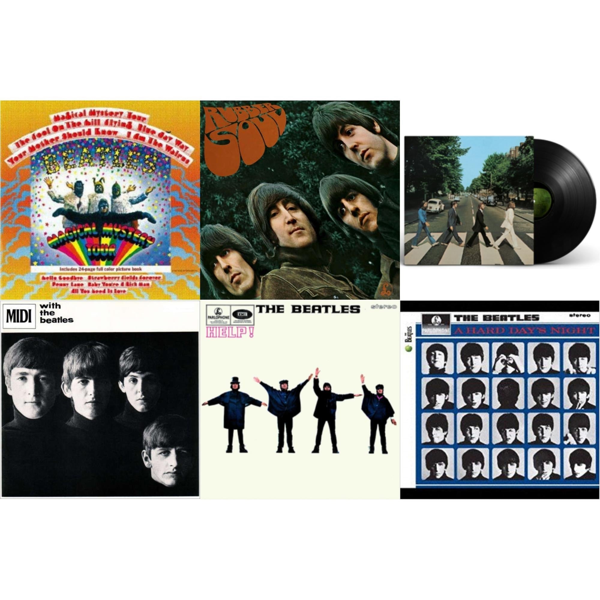 Hard Day's Night & Help & Rubber Soul & With The Beatles & Magical Mystery Tour & Abbey Road Anniversary