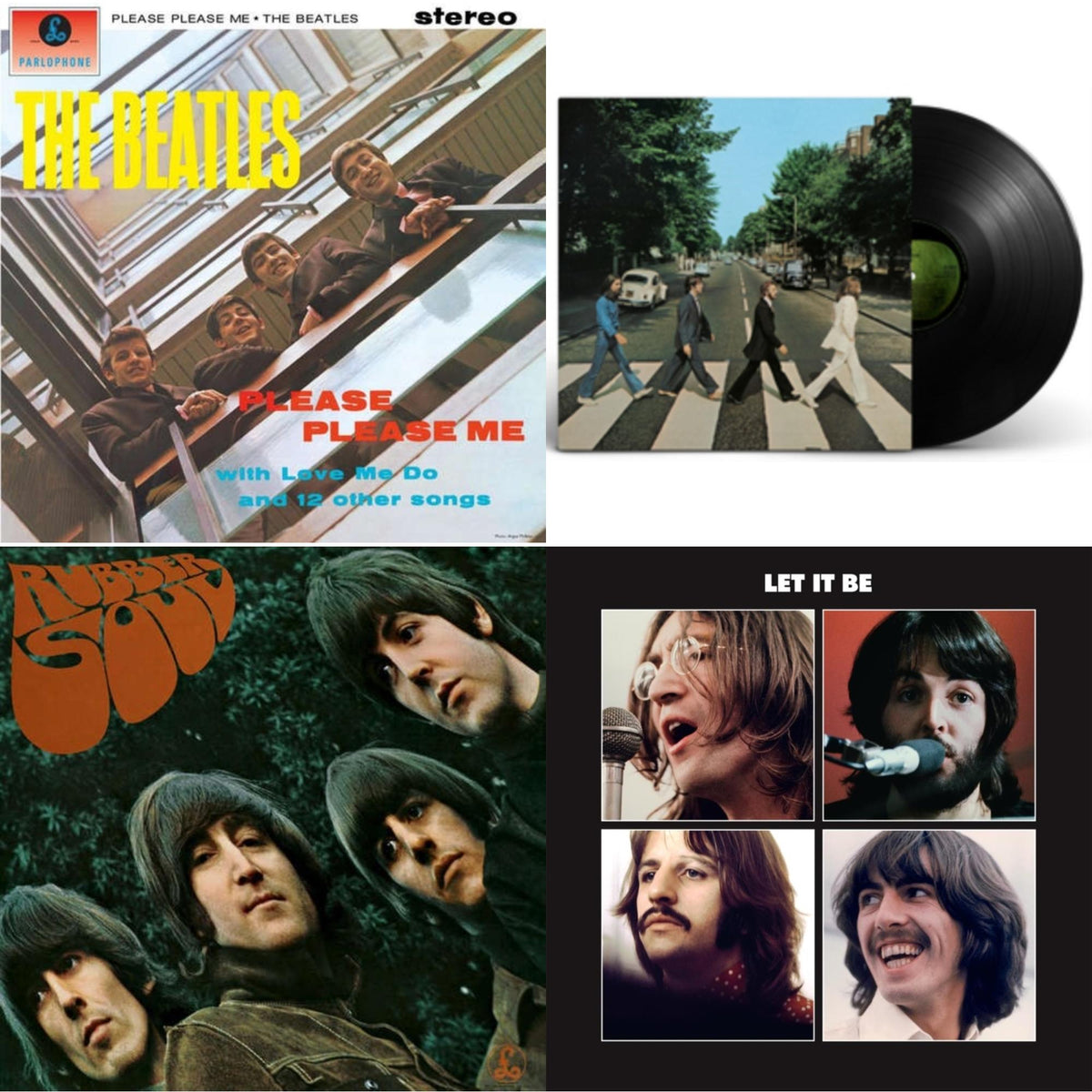 Please Please Me & Rubber Soul & Let It Be Special Edition & Abbey Road Anniversary