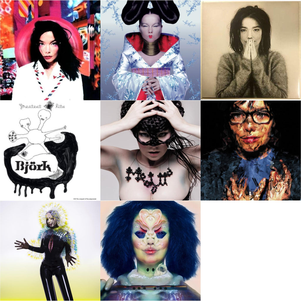 Bjork - Post & Homogenic & Debut & Greatest Hits & Medulla & Selma Songs & Vulnicura & Utopia - LP Vinyl Bundle