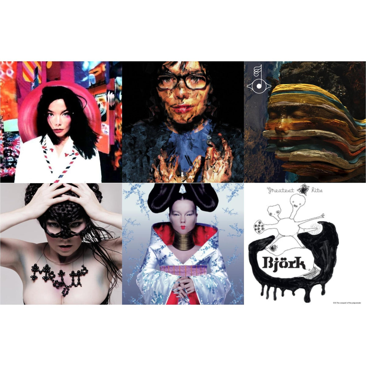 Homogenic & Post & Greatest Hits & Medulla & Selma Songs & Bastards: Remix