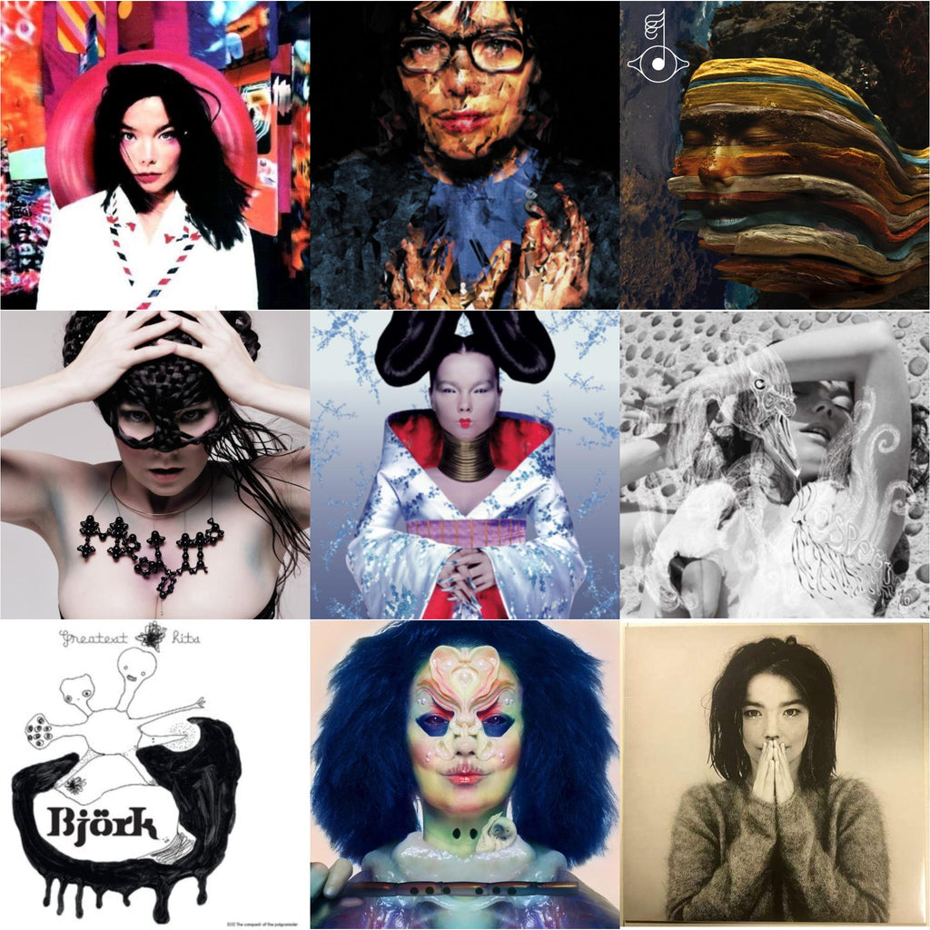 Bjork - Post & Selma Songs & Bastards: Remix & Medulla & Homogenic & Vespertine & Greatest Hits & Utopia & Debut - LP Vinyl Bundle