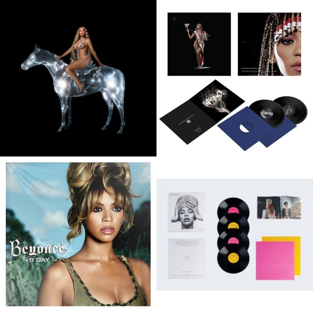 Homecoming: The Live Album (4LP/Slipcase Jacket/Booklet) & Renaissance (X) (180G/2LP) & Cowboy Carter (X) (2LP/180G/Bead Face) & B'day (2LP/180G)