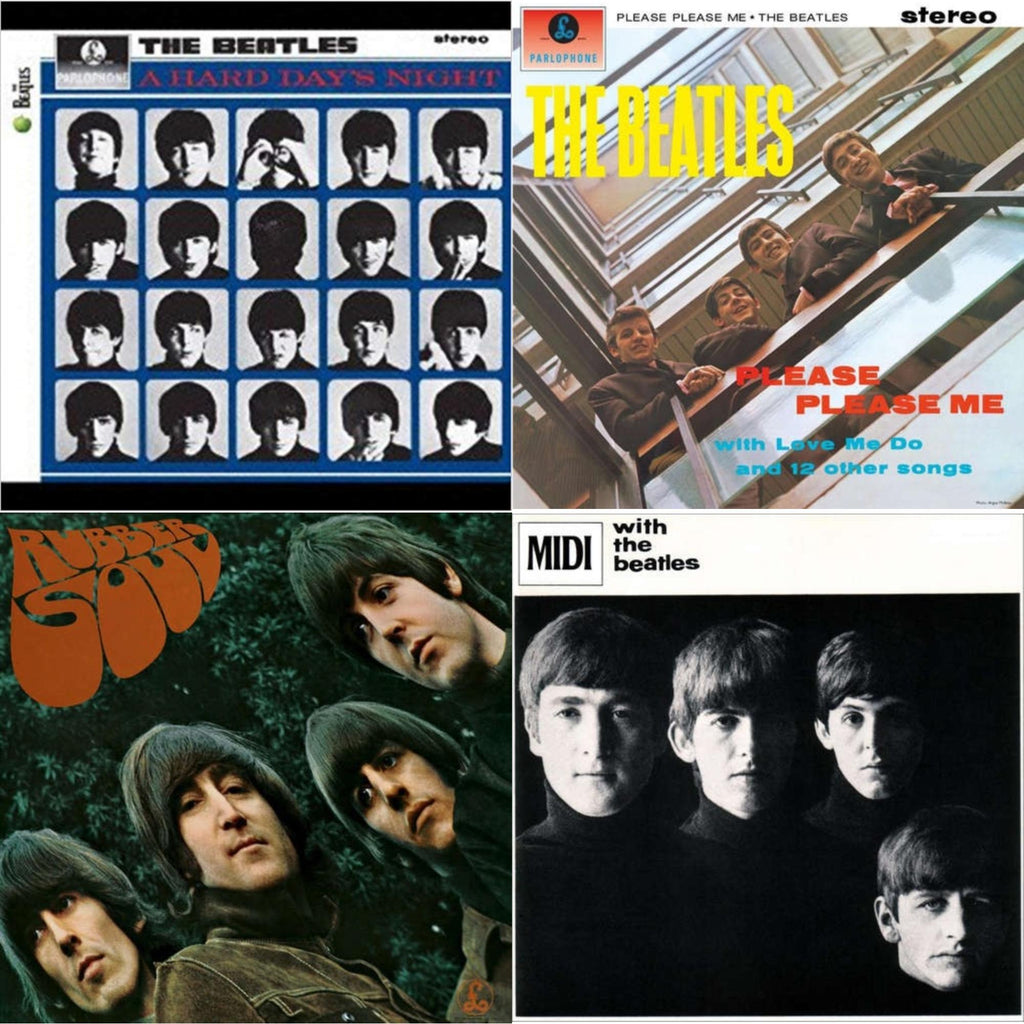 Hard Day's Night & Please Please Me & Rubber Soul & With The Beatles