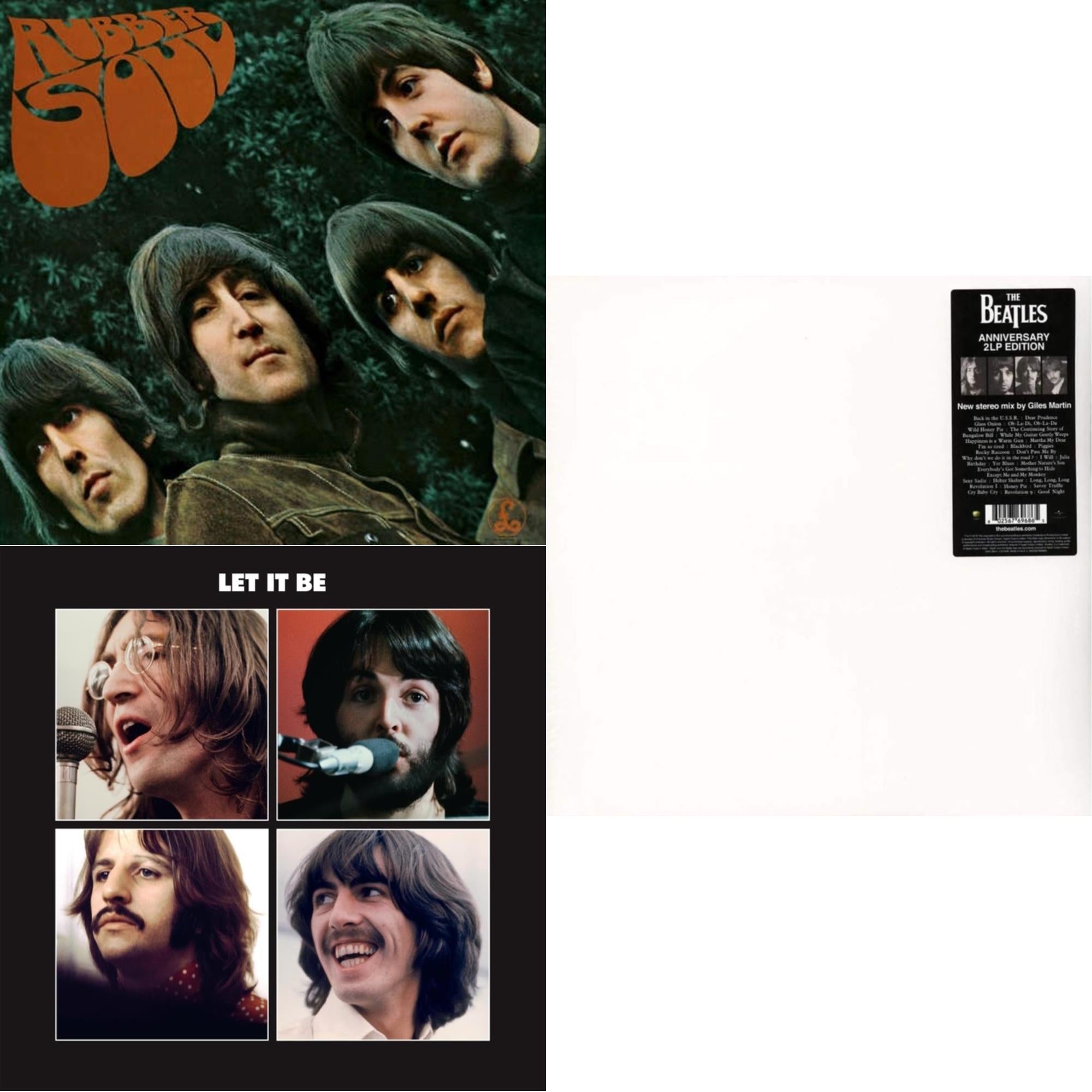 Rubber Soul & Let It Be Special Edition & Beatles (The White Album) (2LP)