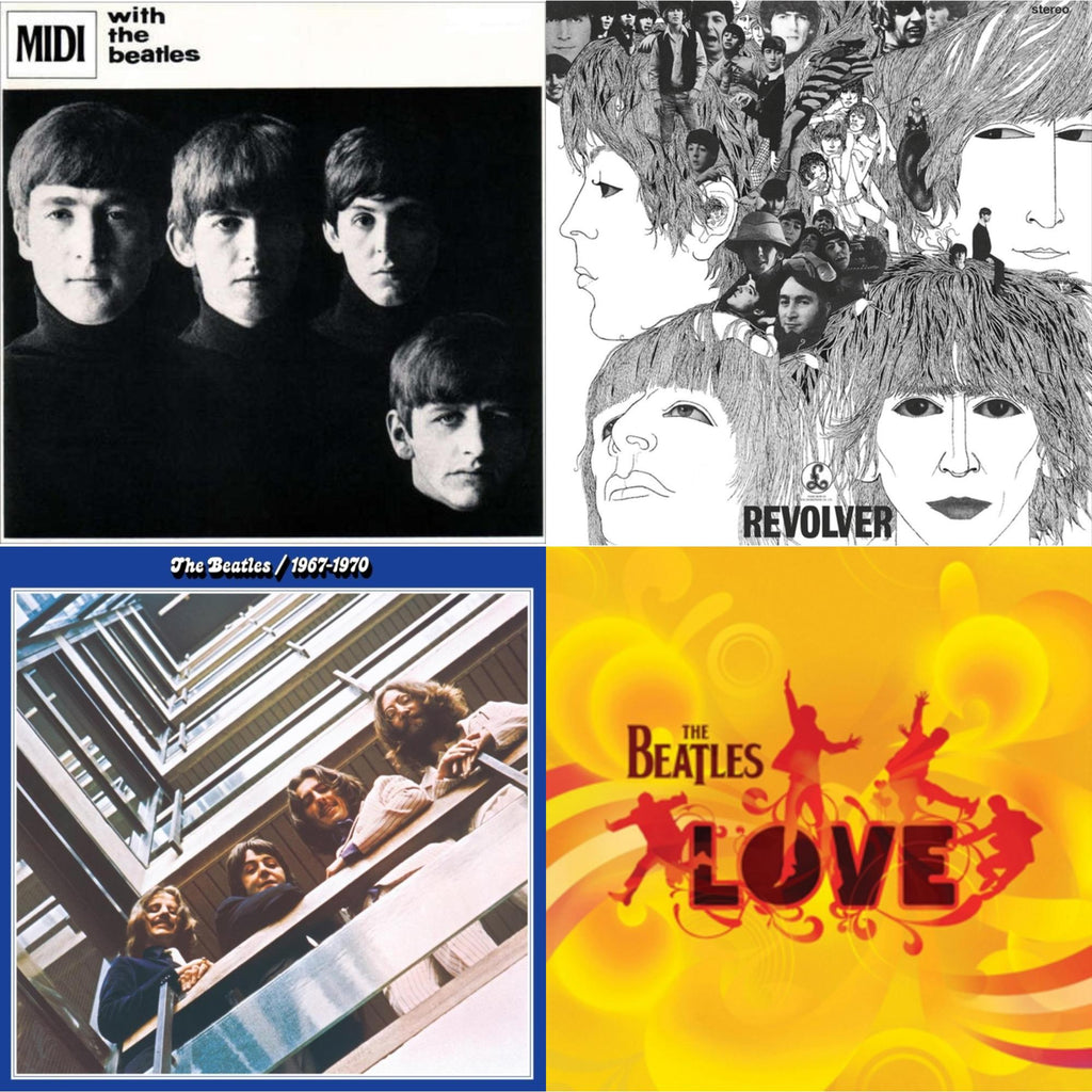 With The Beatles & Revolver Special Edition & Beatles 1967-1970 (2023 Edition) (Half-Speed) (3LP) & Love