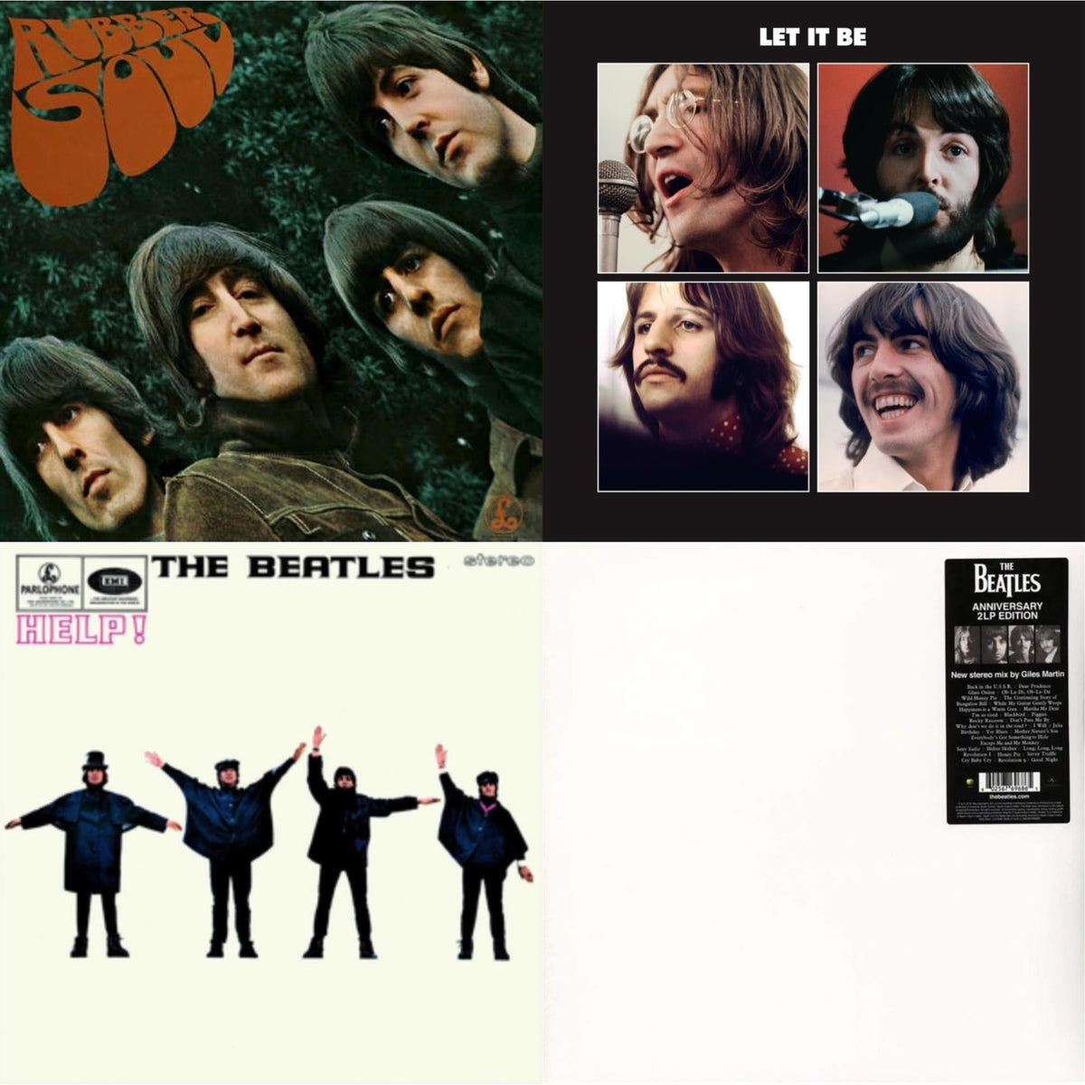 Help & Rubber Soul & Let It Be Special Edition & Beatles (The White Album) (2LP)