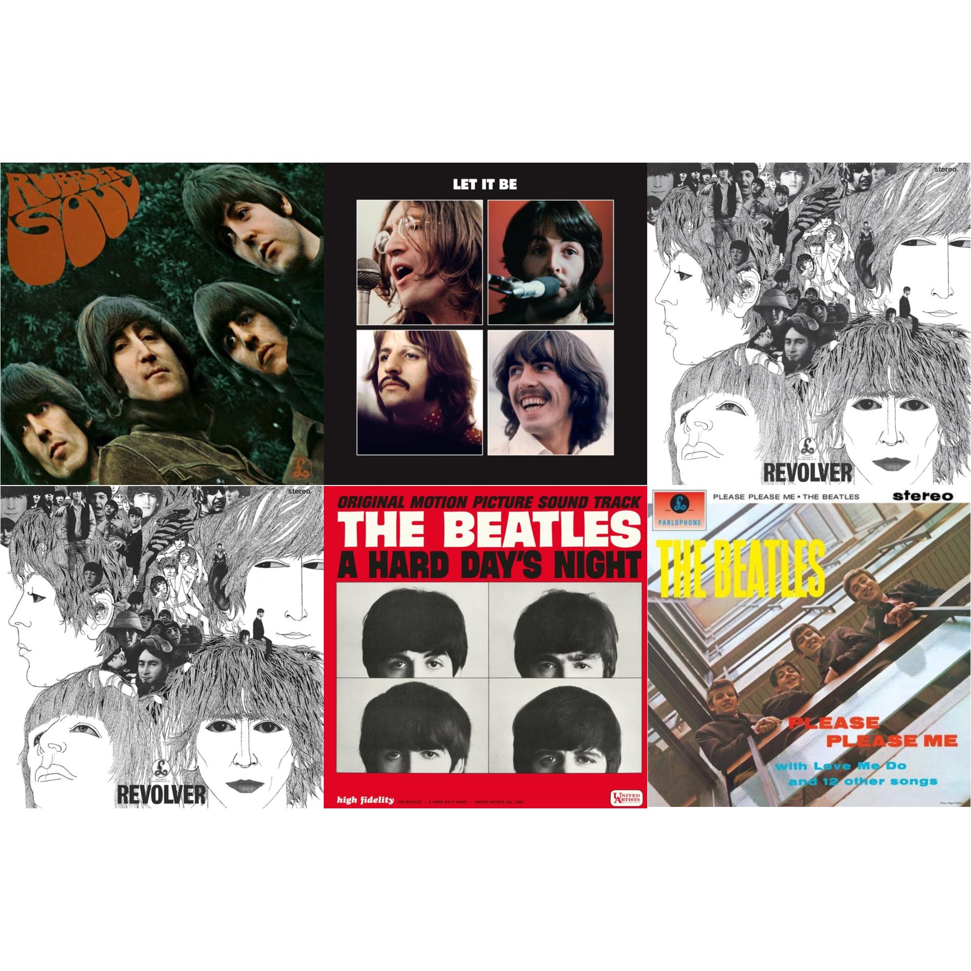 Please Please Me & Rubber Soul & Revolver Special Edition & Revolver - Special Edition (Picture Disc) & Hard Day's Night (Ost)  & Let It Be Special Edition